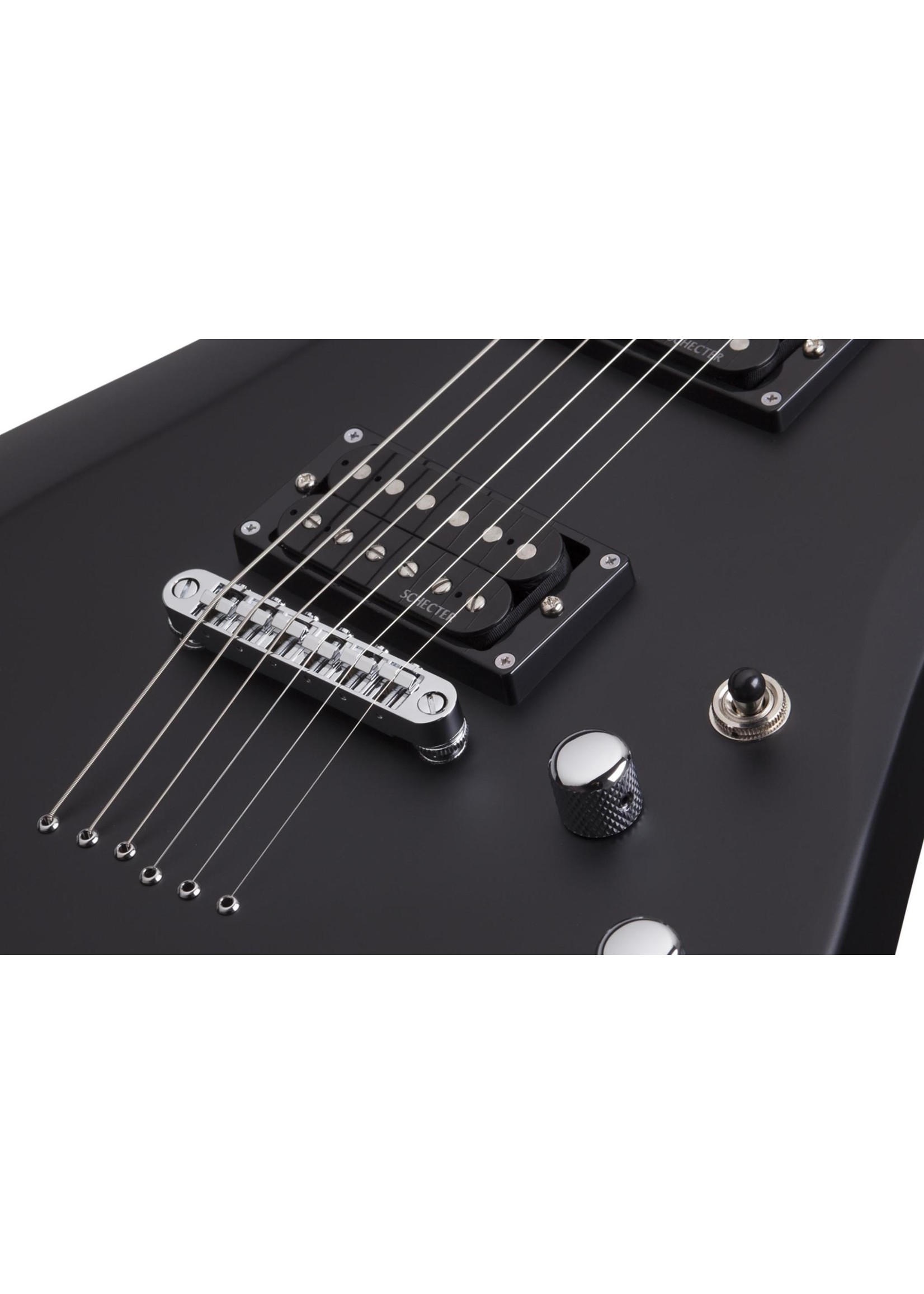 Schecter Schecter 430 C-6 Deluxe Electric Guitar, Satin Black