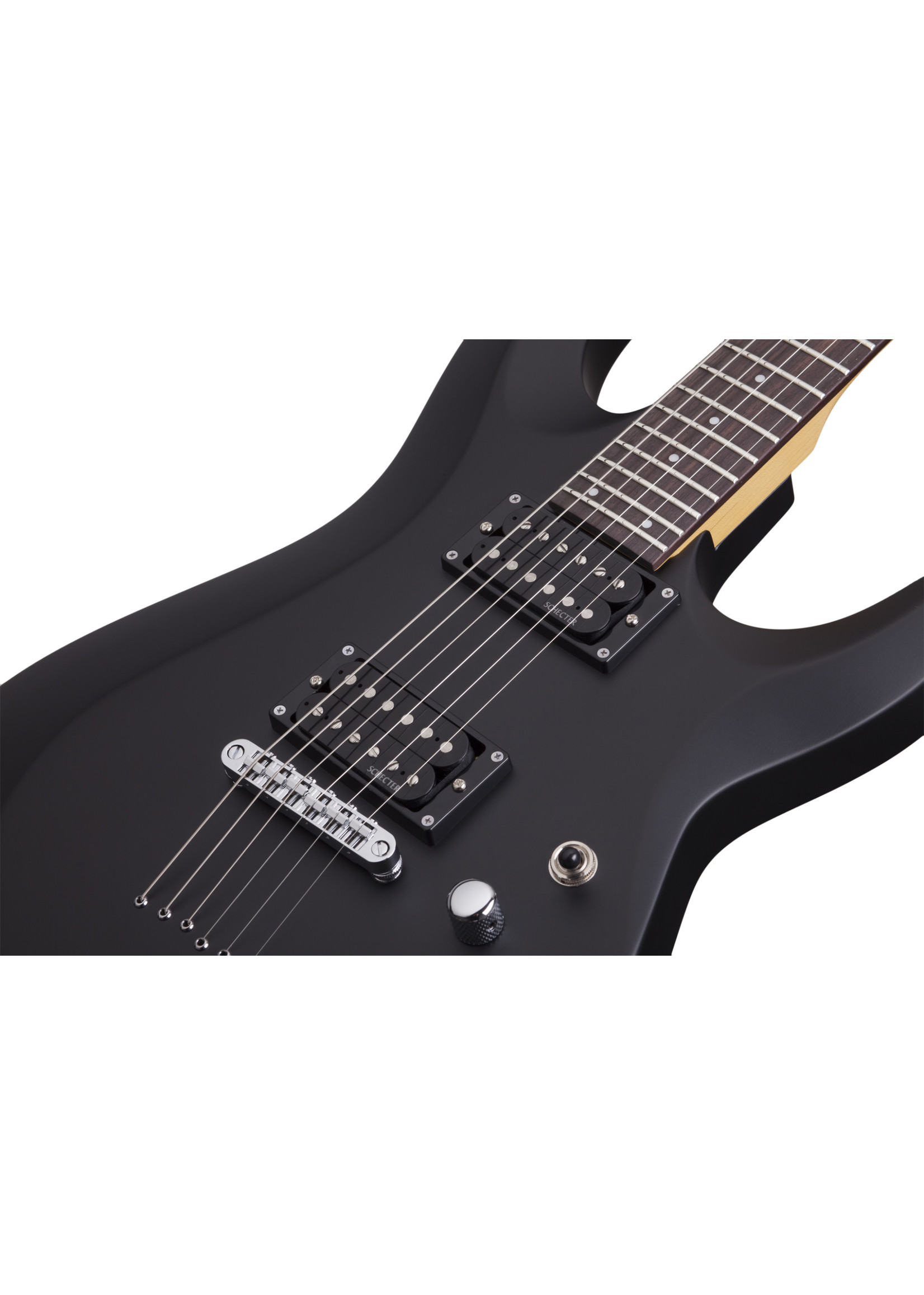 Schecter Schecter 430 C-6 Deluxe Electric Guitar, Satin Black