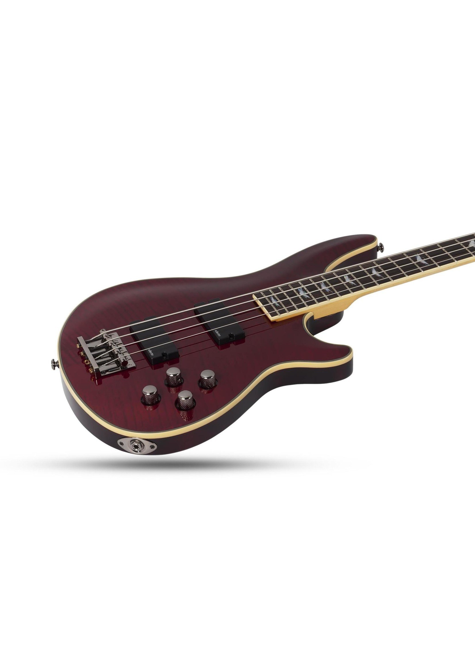 Schecter Schecter Omen Extreme-4 4-String Bass Guitar, Black Cherry (BCH)