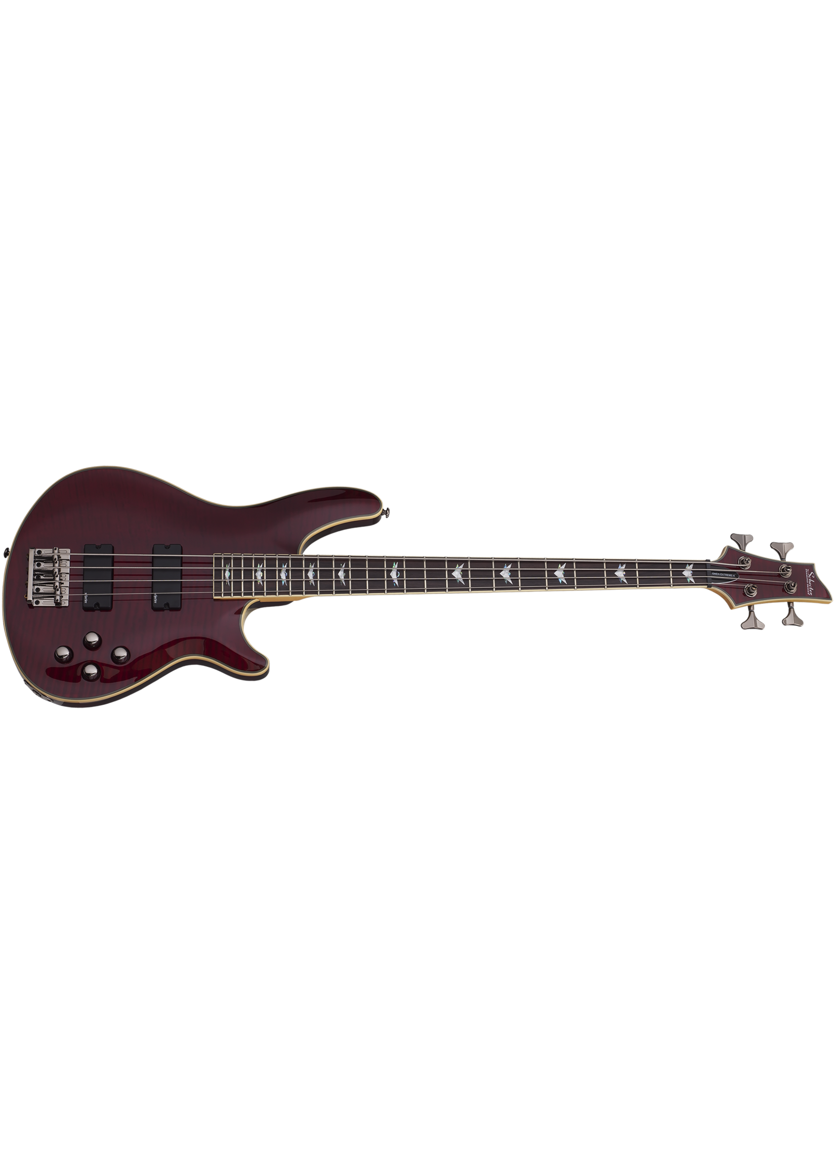 Schecter Schecter 2040 Omen Extreme-4 4-String Bass Guitar, Black Cherry (BCH)