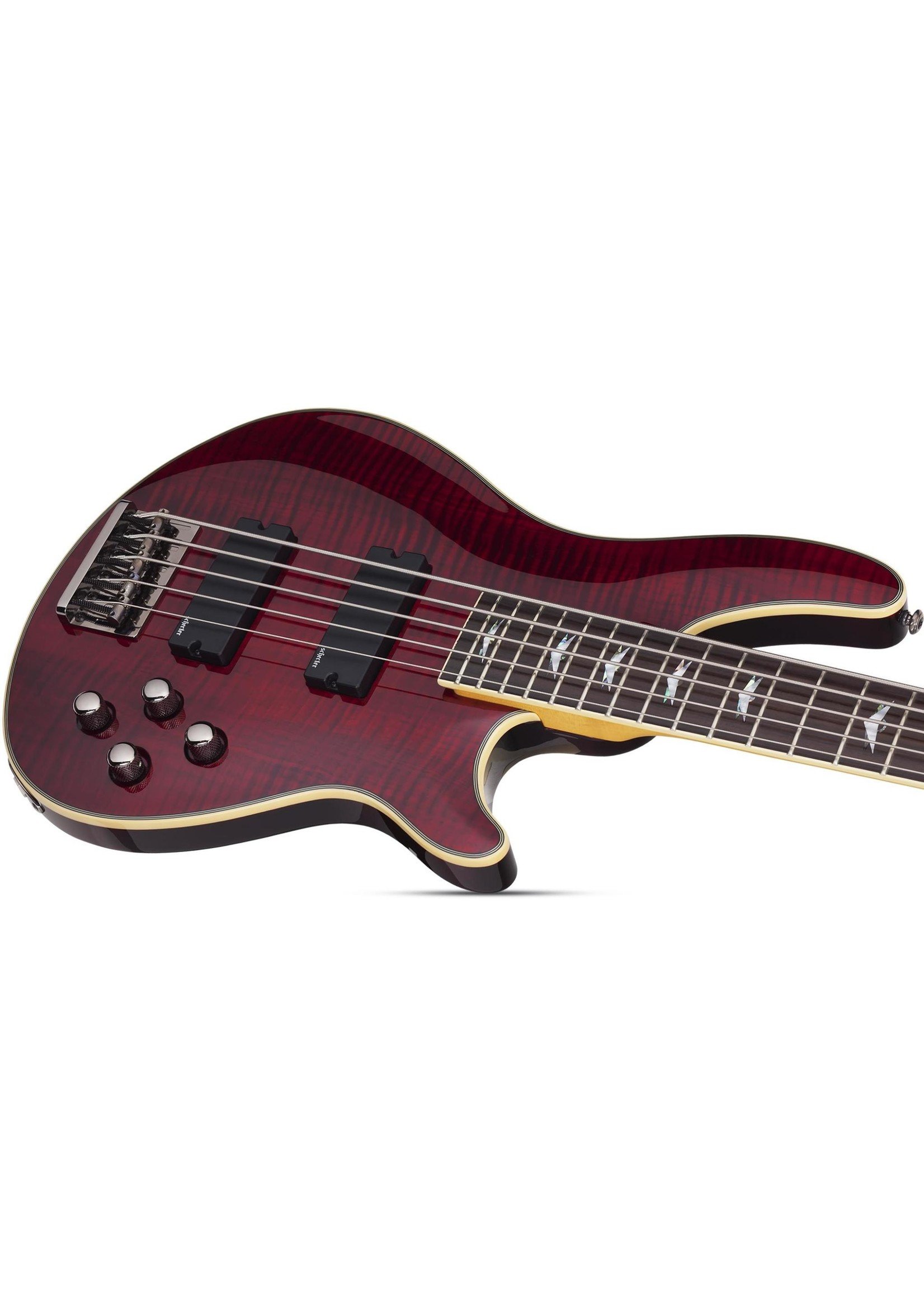 Schecter Schecter Omen Extreme-5 5-String Bass Guitar,  Black Cherry (BCH)