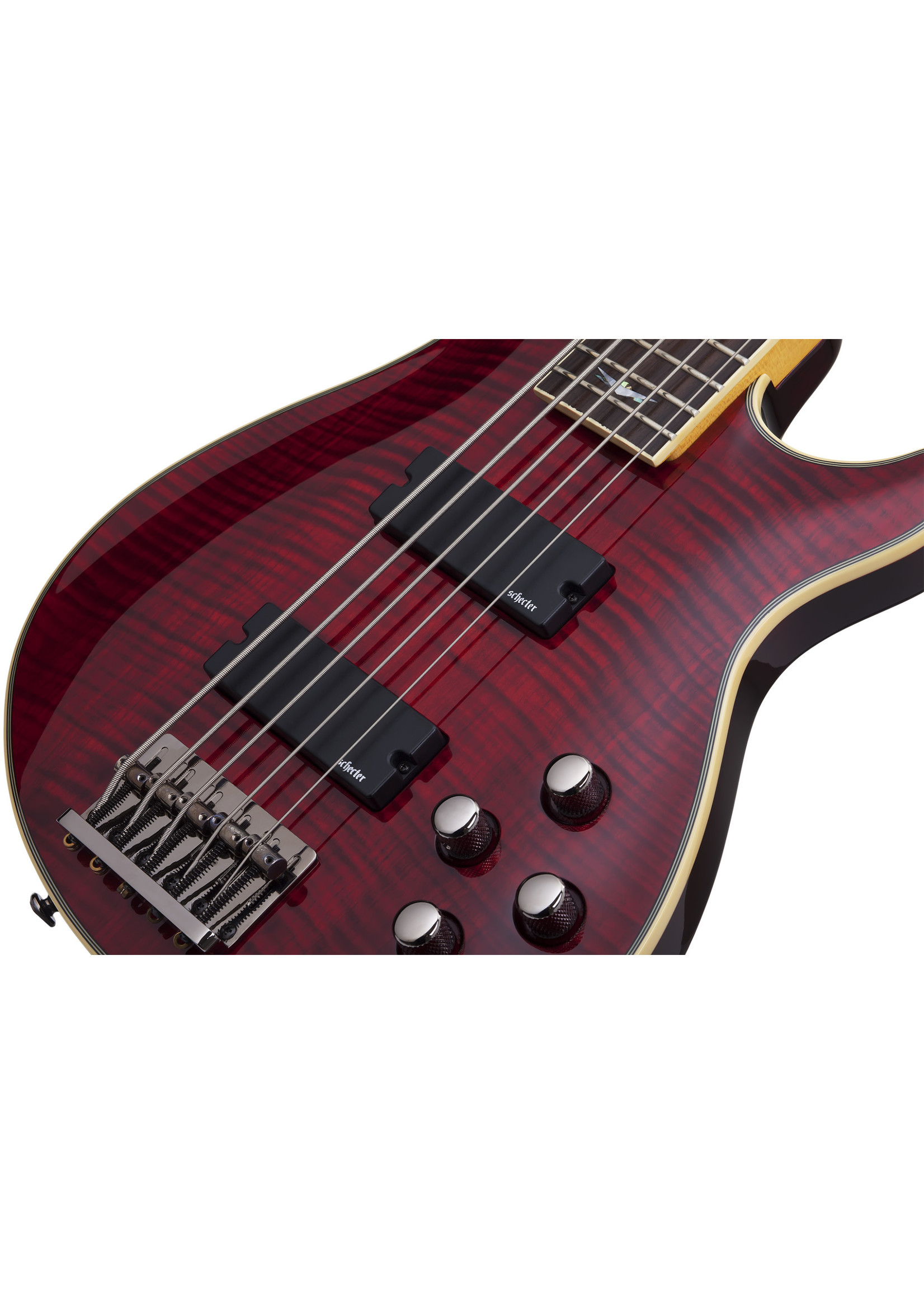 Schecter Schecter Omen Extreme-5 5-String Bass Guitar, Black Cherry (BCH)