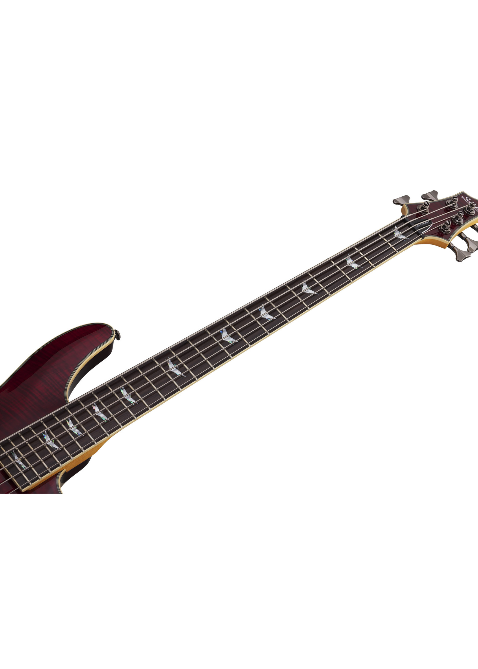 Schecter Omen Extreme-5 5-String Bass Guitar - Black Cherry