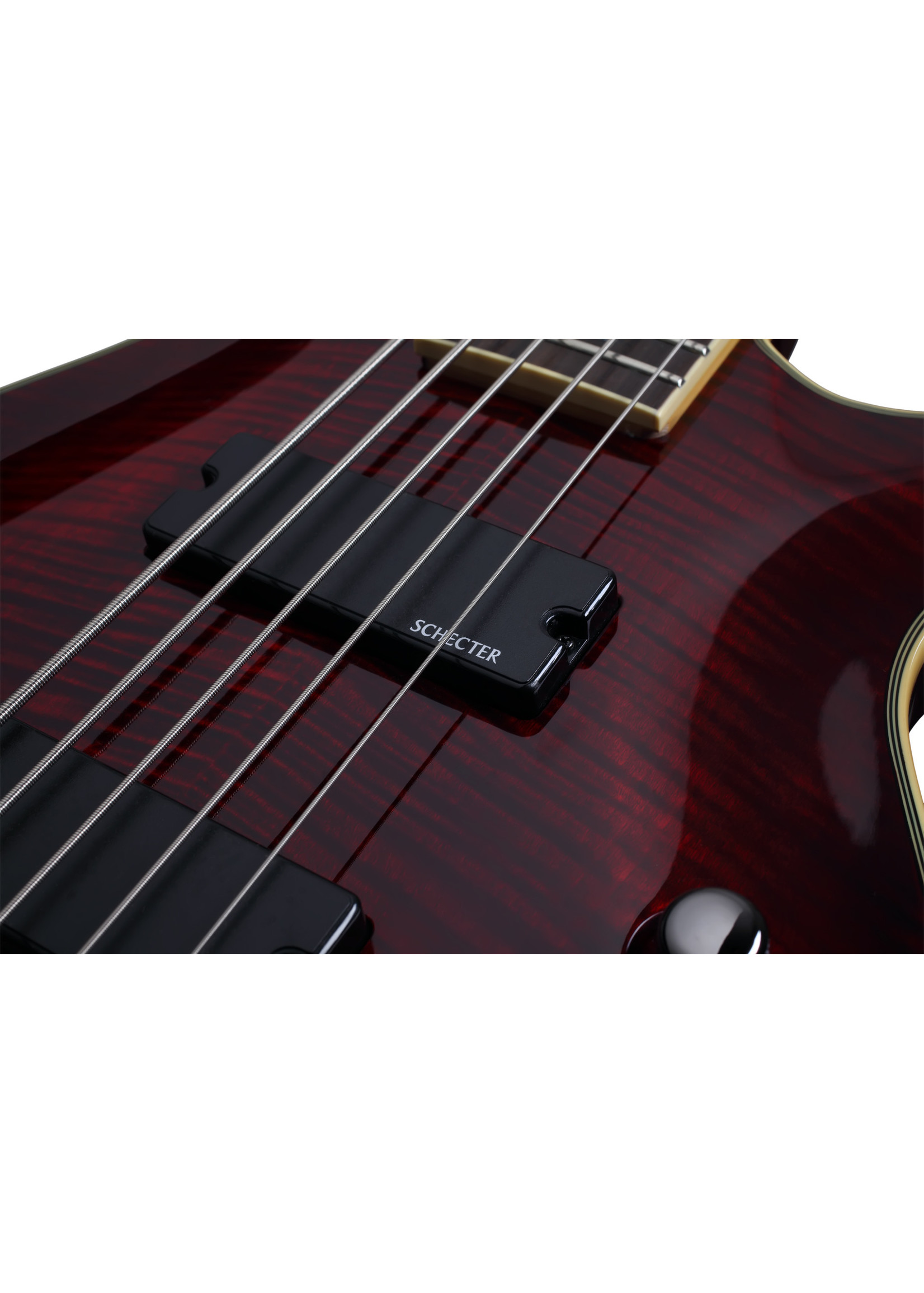 Schecter Omen Extreme-5 5-String Bass Guitar - Black Cherry