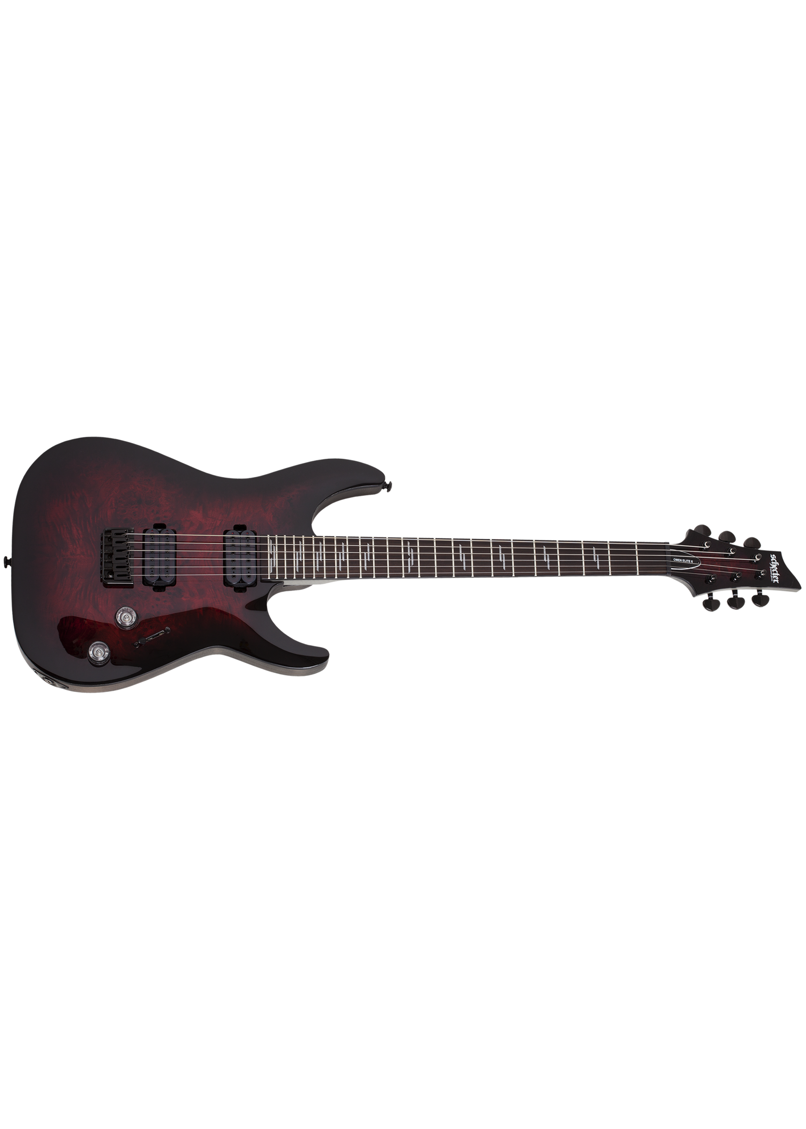 Schecter Schecter 2450 Omen Elite-6 Electric Guitar - Black Cherry Burst