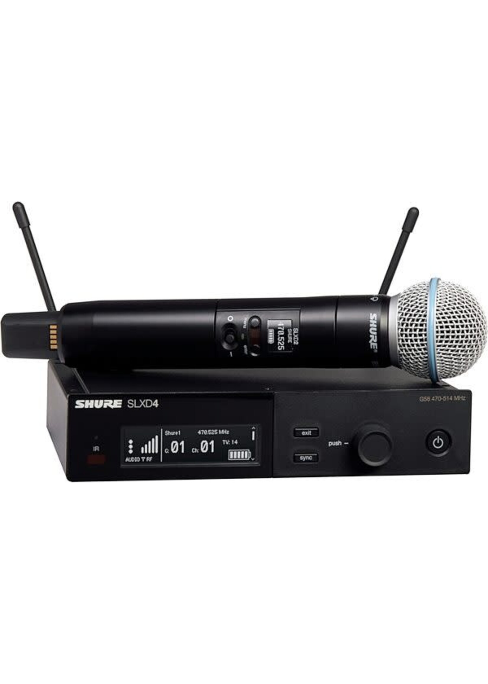 Shure Shure SLXD24/B58-G58 Beta 58A Handheld Vocal Wireless System Band G58