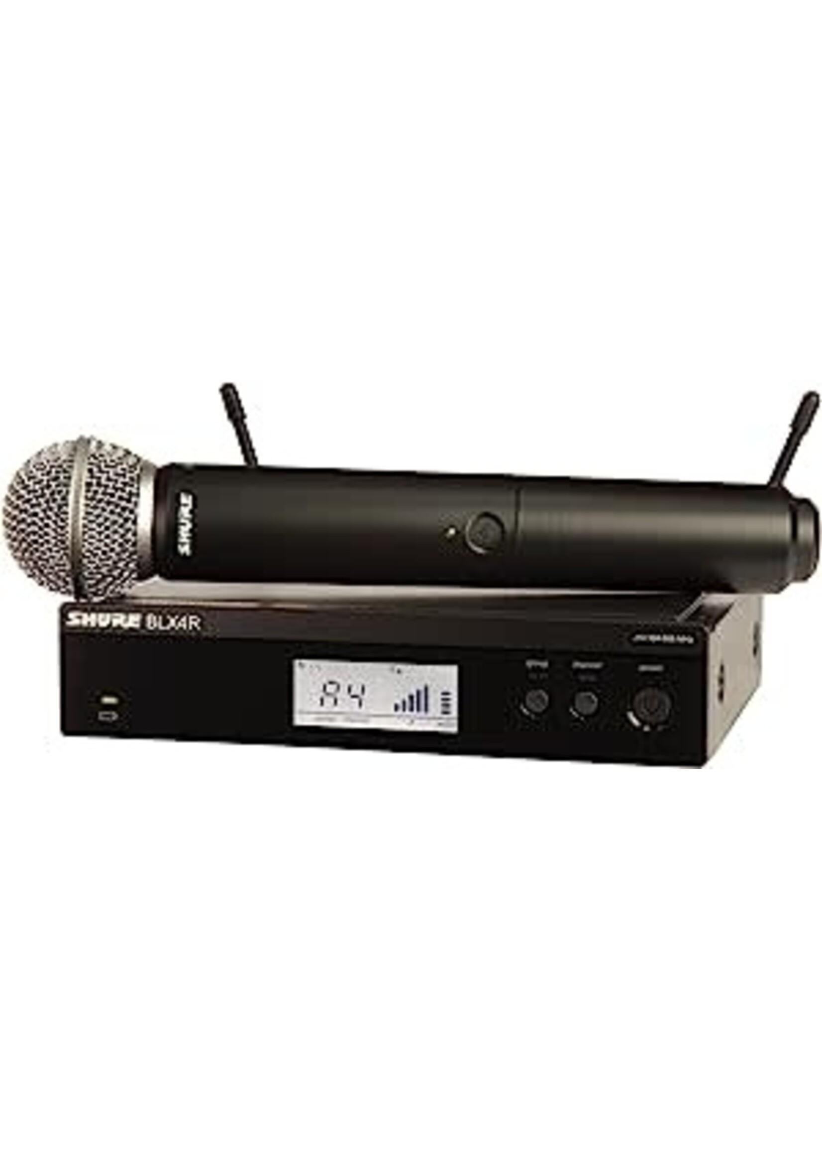 Shure Shure BLX24R/SM58-H11  Wireless System with Rack mountable Receiver & SM58 Microphone Capsule, Band H11