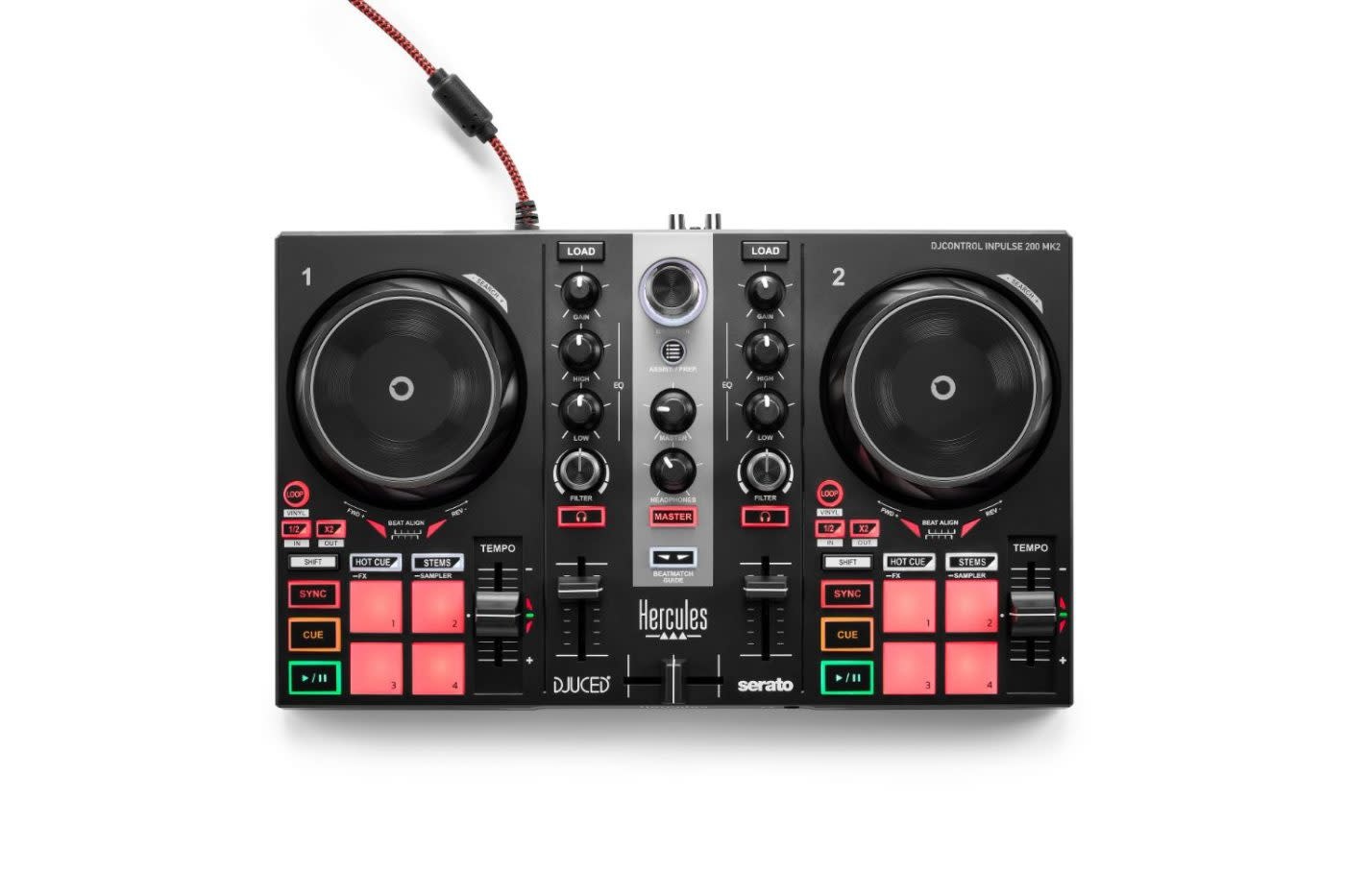 Hercules DJ DJControl Inpulse 200 MK2 DJ Controller/Interface
