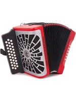 Hohner Hohner COFR-N Compadre FBbEb Accordion, Red