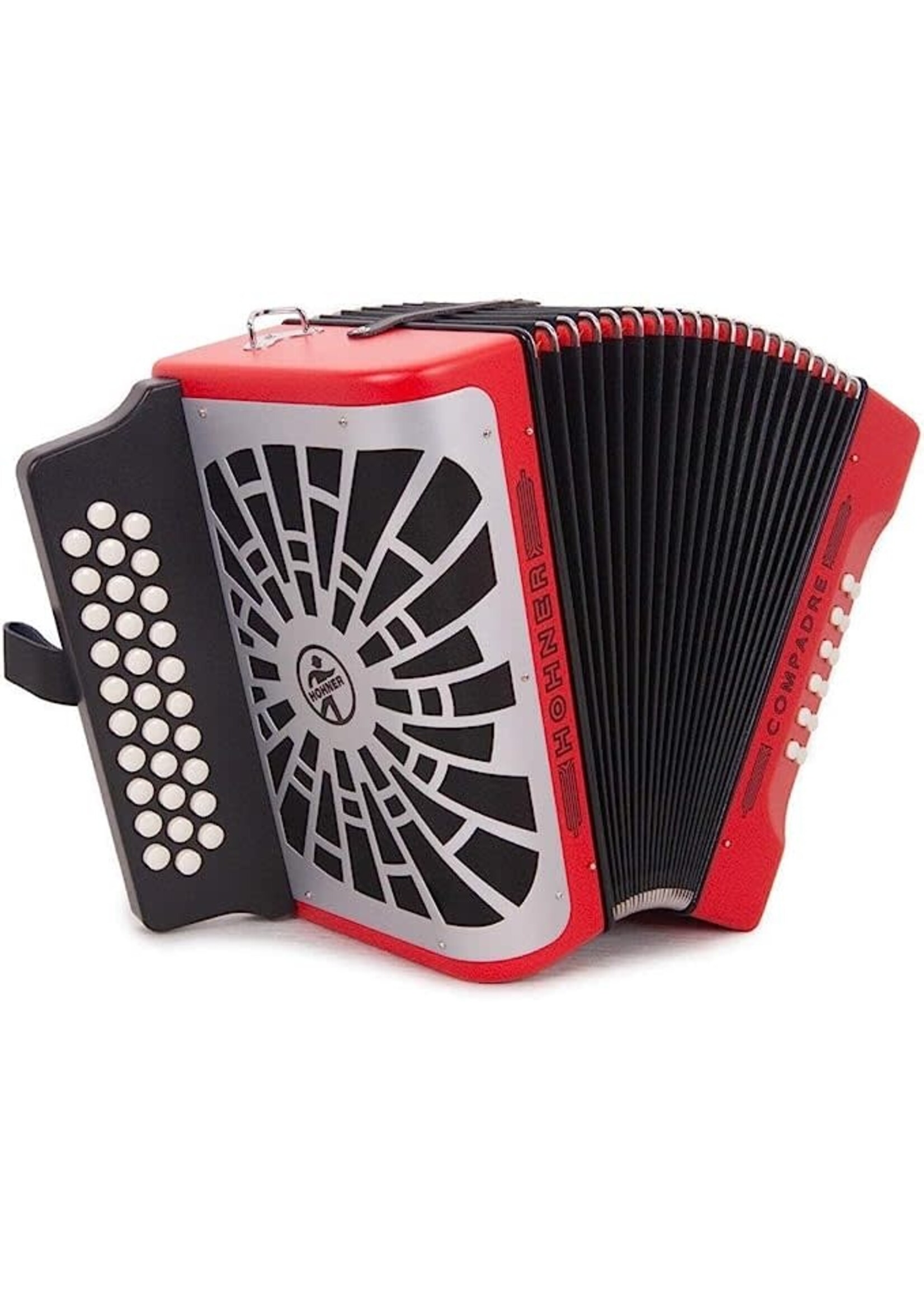 Hohner Hohner COFR-N Compadre FBbEb Accordion, Red