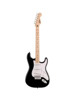 Squier Squier 0373152506 Sonic Stratocaster, Maple Fingerboard, White Pickguard, Black