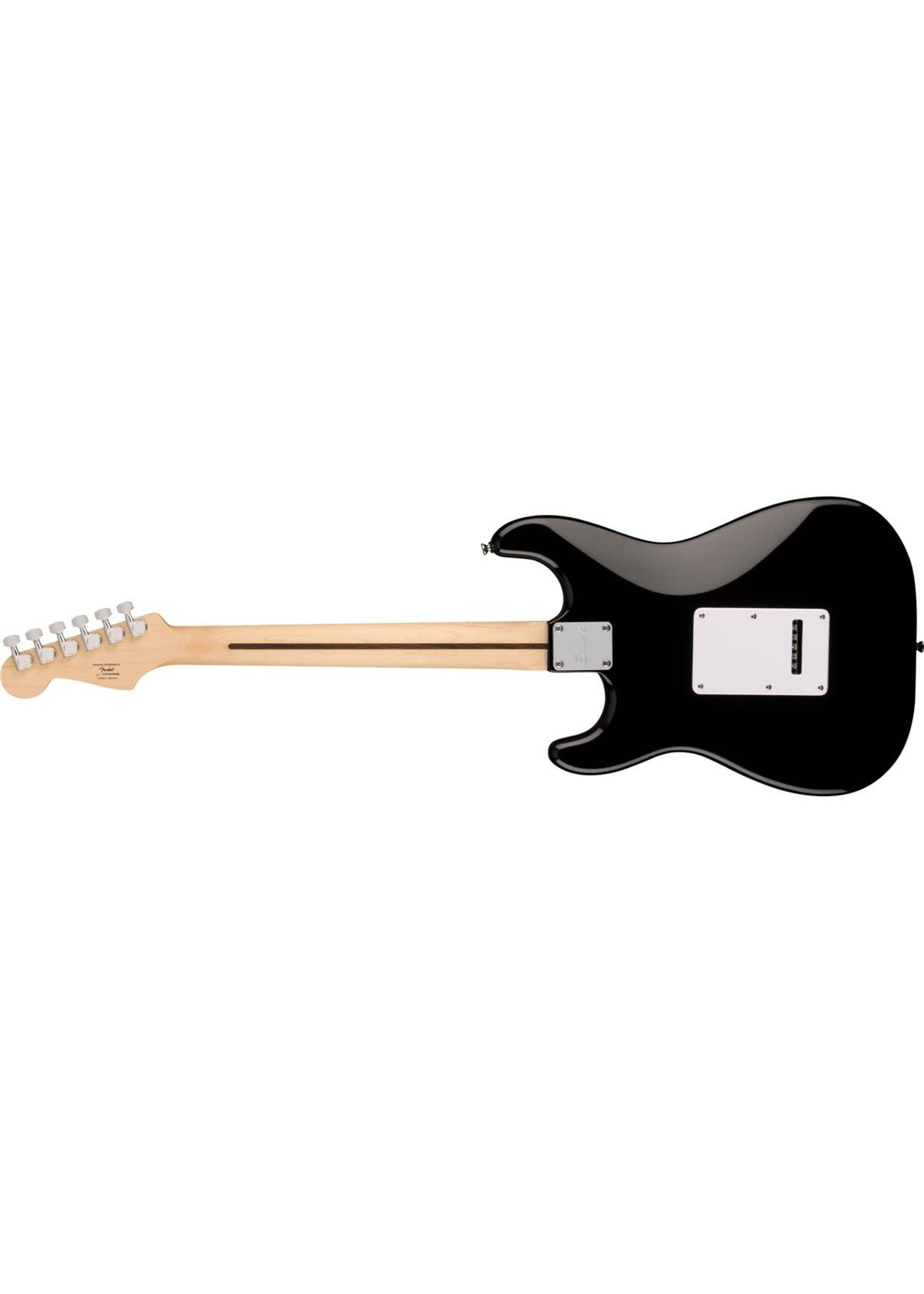 Squier Squier 0373152506 Sonic Stratocaster, Maple Fingerboard, White Pickguard, Black