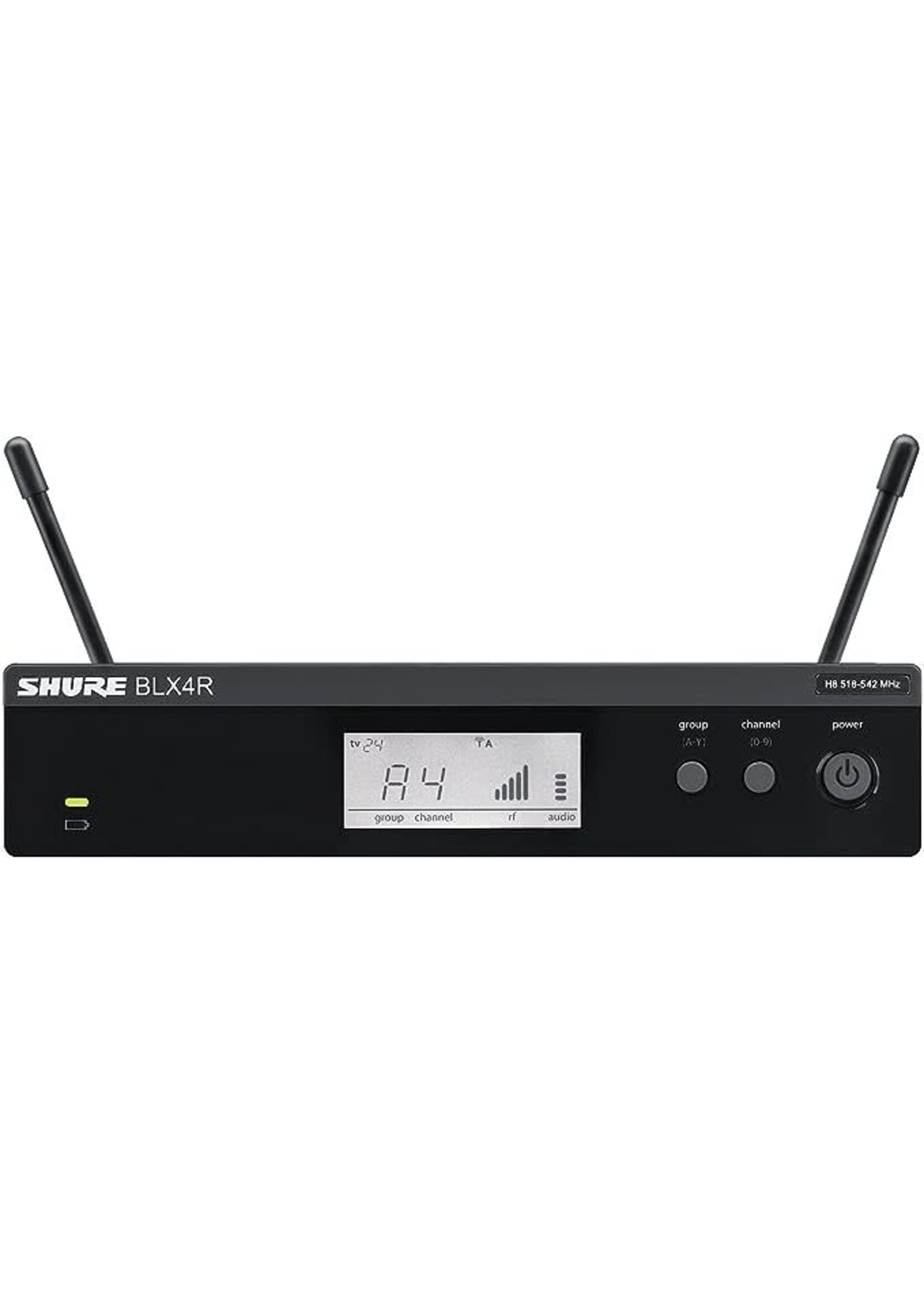 Shure Shure BLX24R/SM58-H9 Wireless System with Rackmountable Receiver & SM58 Microphone Capsule, Band H9