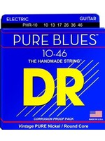 DR DR Strings PHR-10 Pure Blues Pure Nickel Electric Guitar Strings, .010-.046 Medium