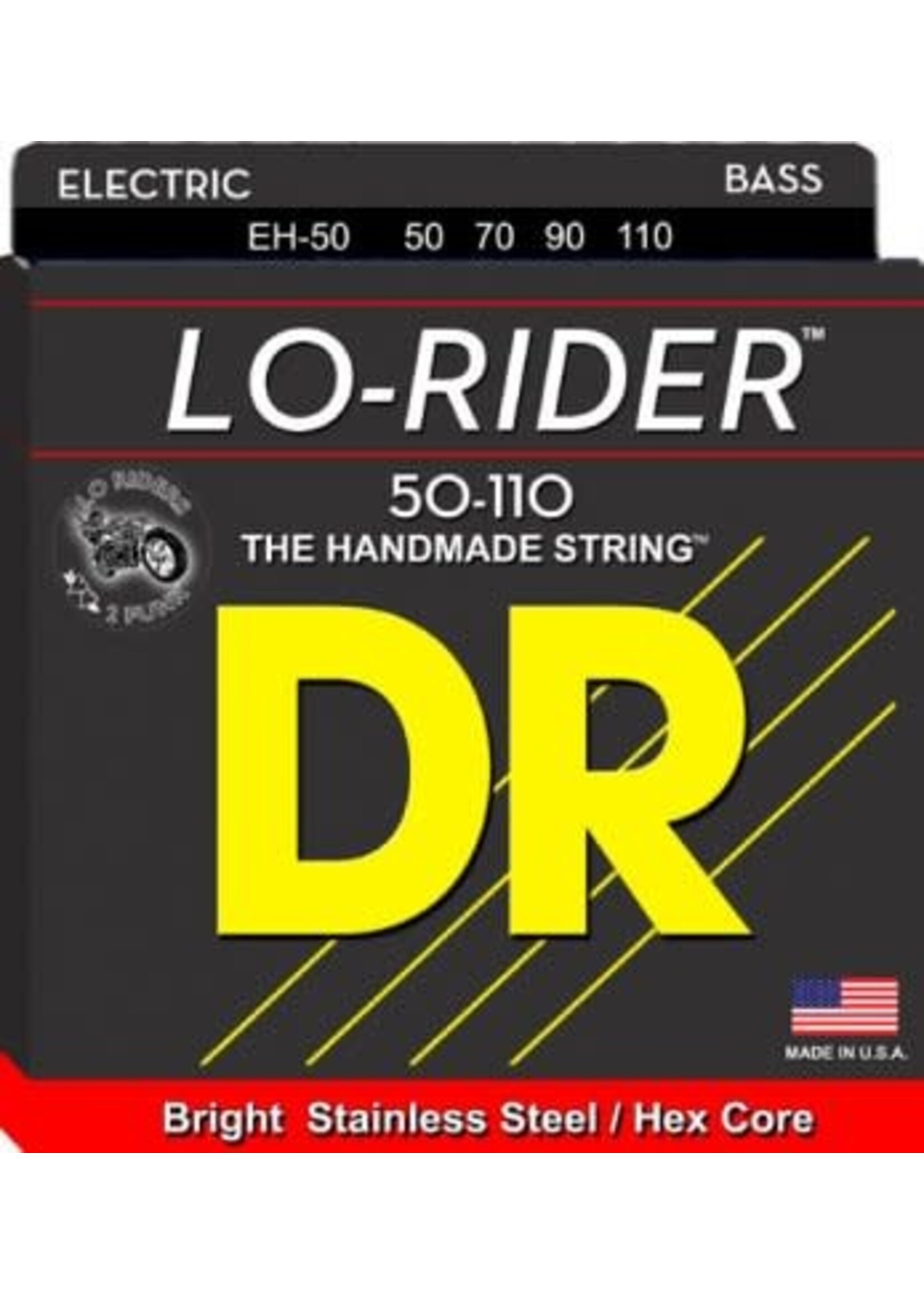 DR DR Strings EH-50 LO-RIDER Stainless Steel Bass, 50-110 Gauge