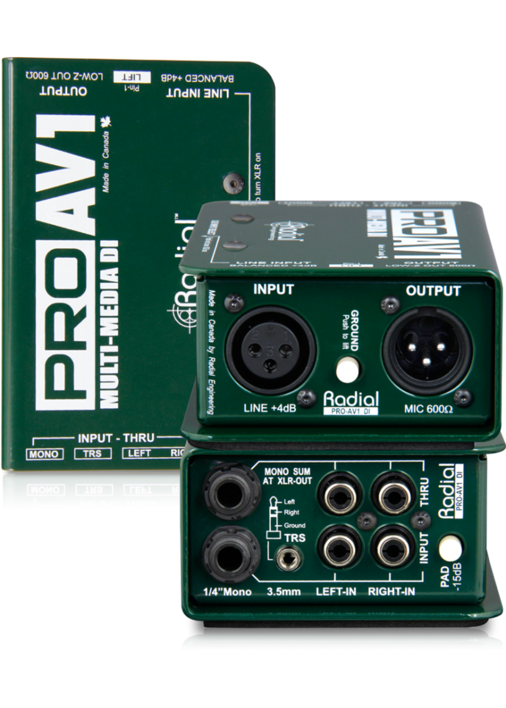 Radial engineering Radial ProAV1 Multimedia Direct Box