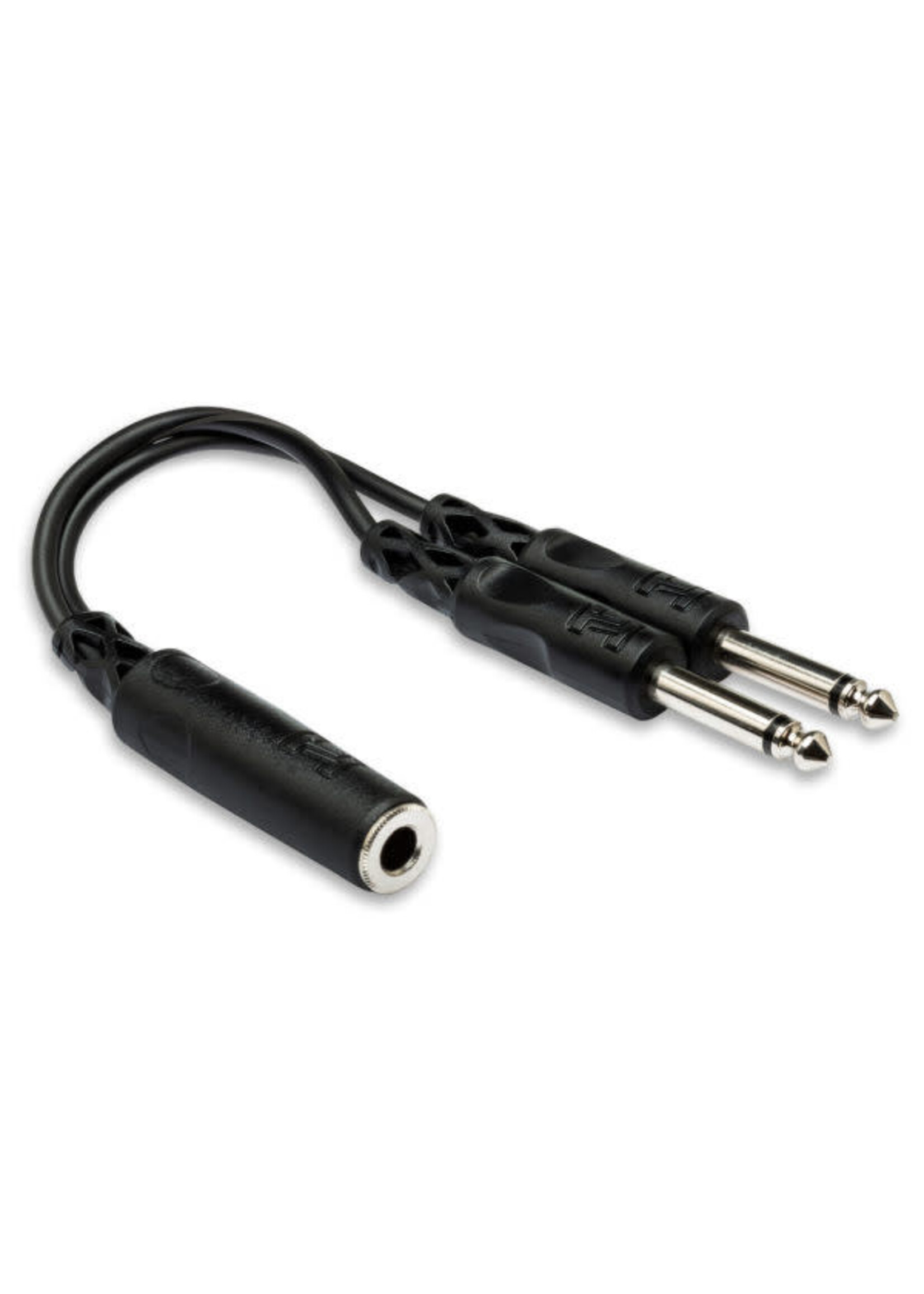 Hosa Hosa YPP-106 Y Cable, 1/4 in TS (F) to Dual 1/4 in TS