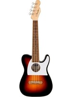 Fender Fender 0970513503 Fullerton Tele Uke, Walnut Fingerboard, White Pickguard, 2-Color Sunburst