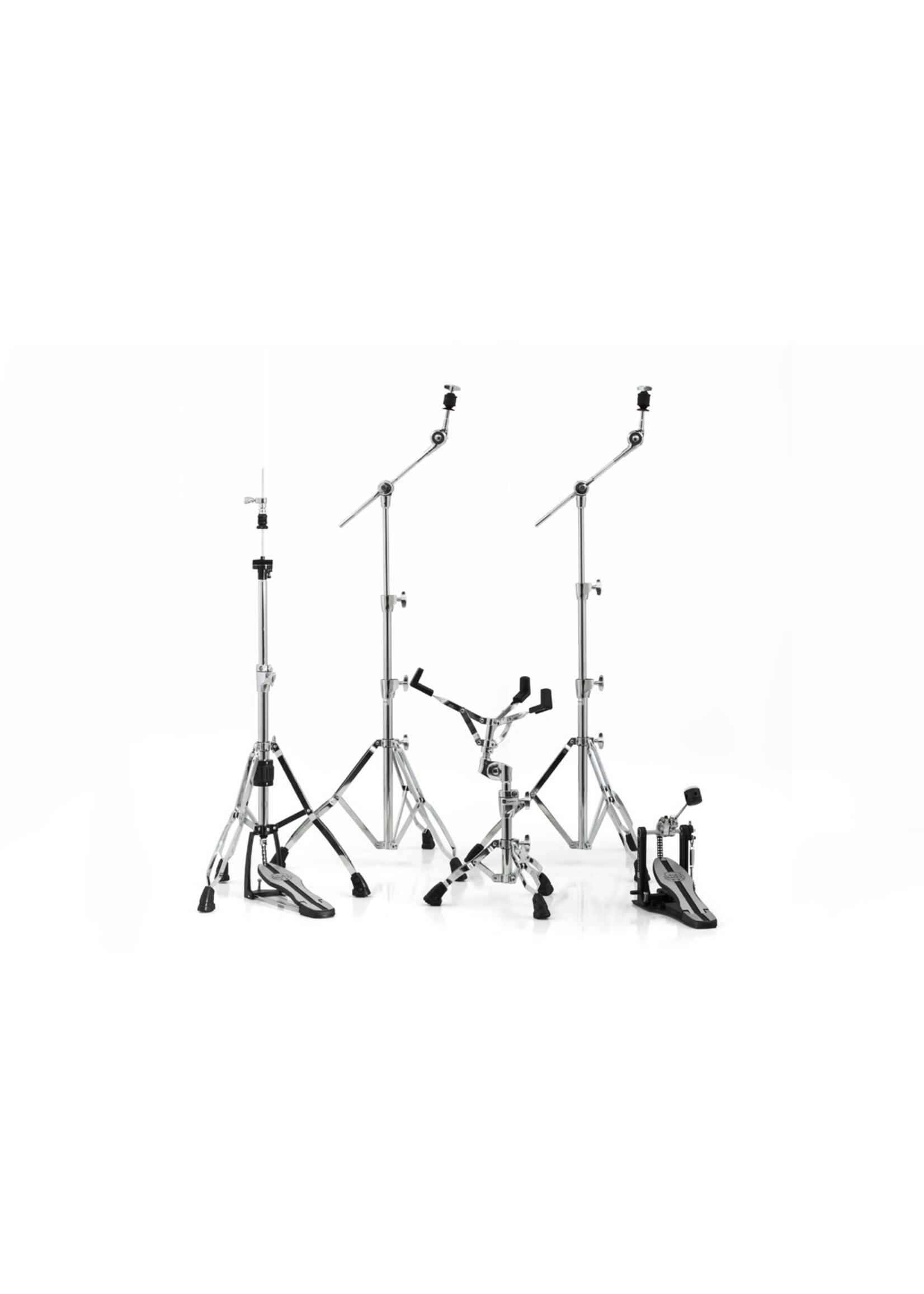 Mapex Mapex HP6005 Mars 600 Chrome Hardware Pack w/ Two Booms, Snare Stand, Hi-Hat Stand and Single Pedal