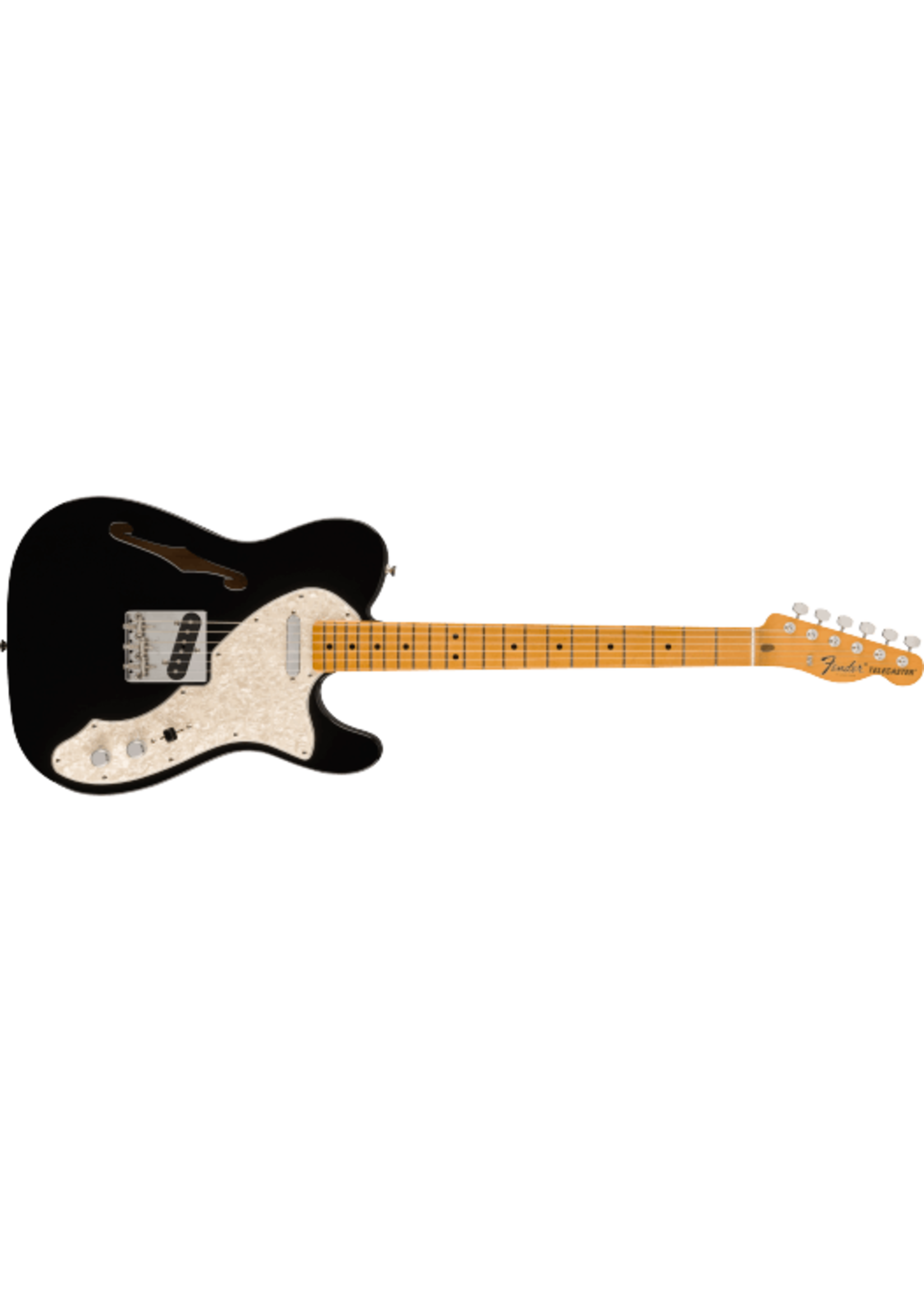 Fender Fender 0149062306 Vintera II 60s Telecaster Thinline MN Black w/Gigbag