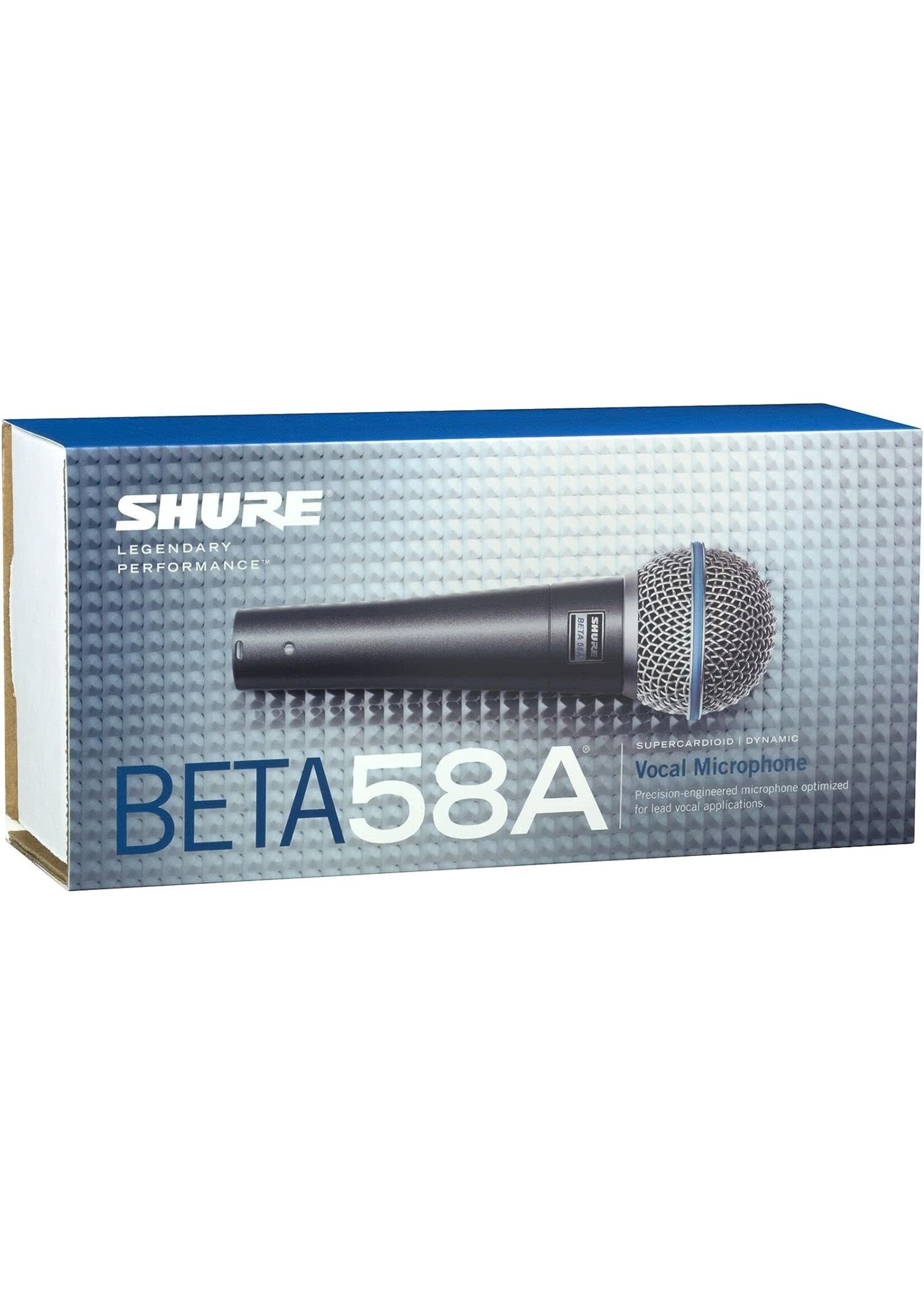 Shure BETA 58A Supercardioid Dynamic Vocal Microphone - Murphy's Music