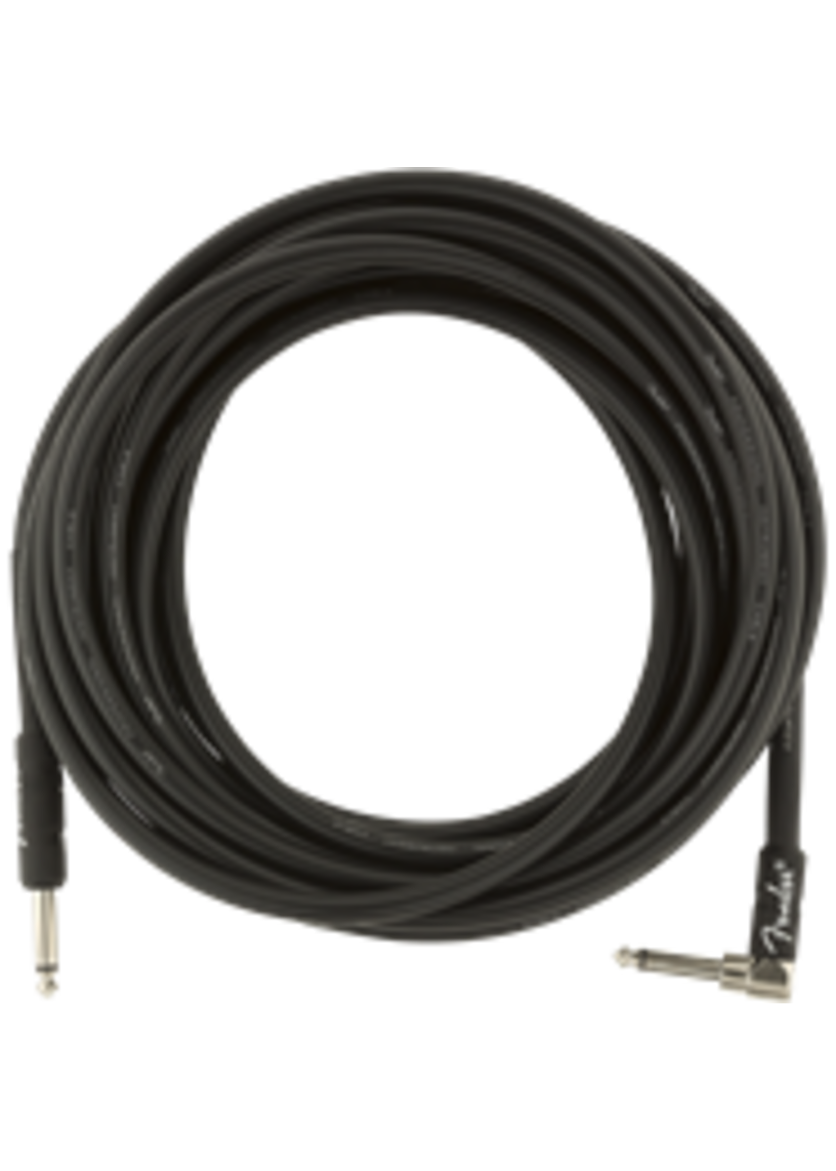 Fender Fender 0990820060 Professional Series Instrument Cables, Straight/Angle, 25', Black