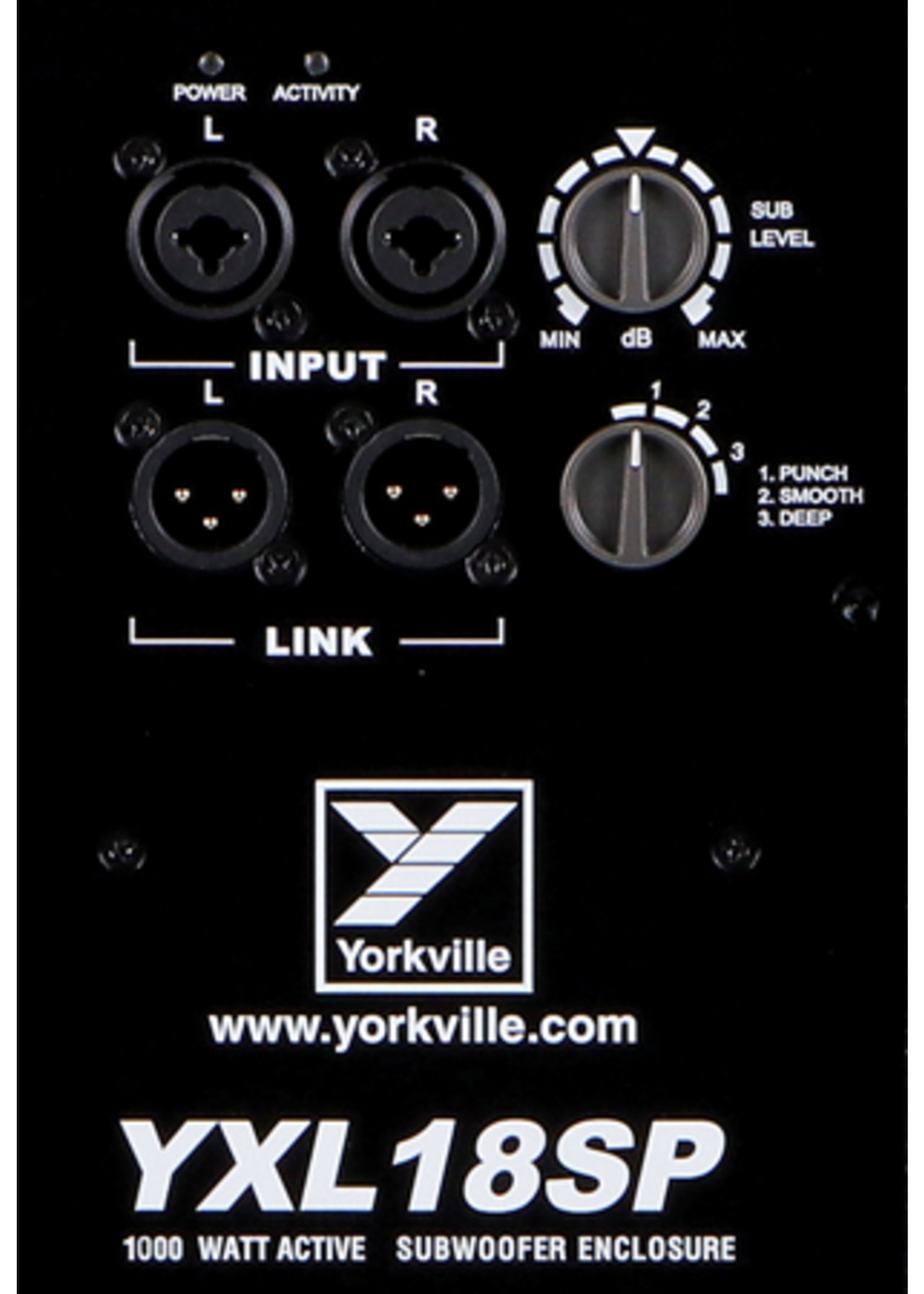 Yorkville Yorkville YXL18SP 18-Inch 1000-Watt Active Subwoofer