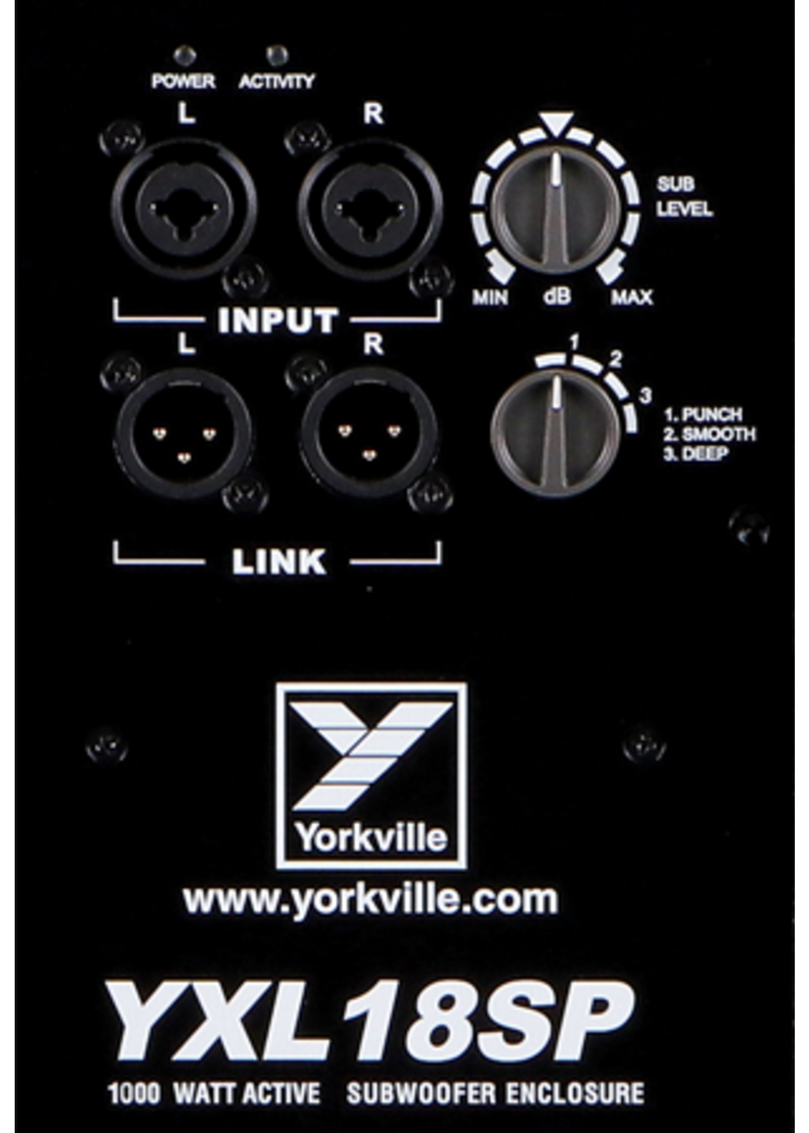 Yorkville Yorkville Sound YXL18SP 18-Inch 1000-Watt Active Subwoofer