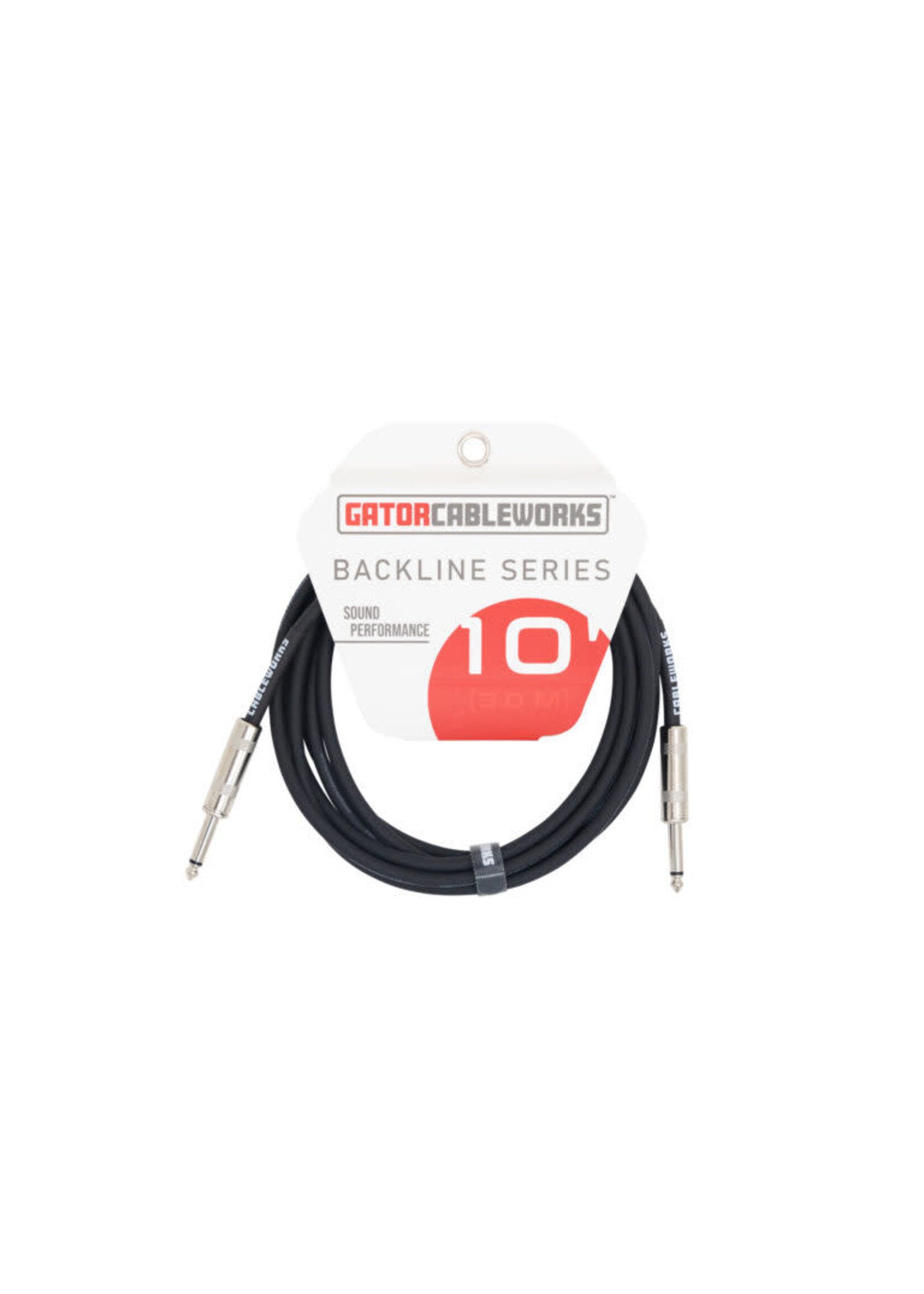 Gator Gator GCWB-INS-10 Backline  ST to ST Instrument Cable (10')