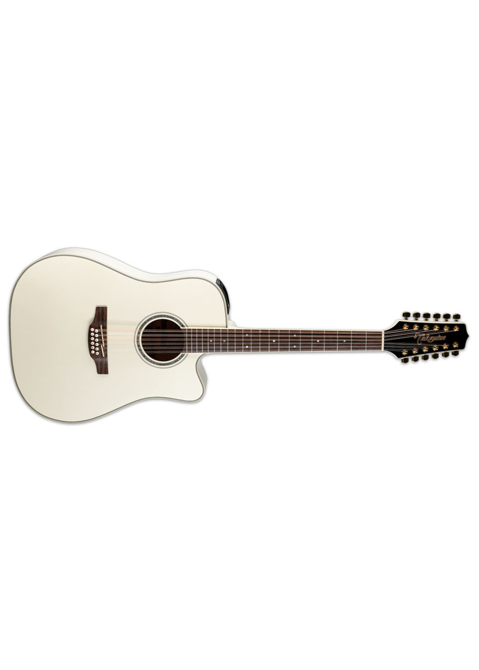 Takamine Takamine GD37CE-12 PW 12 String Elec/Acoustic Gloss Pearl White