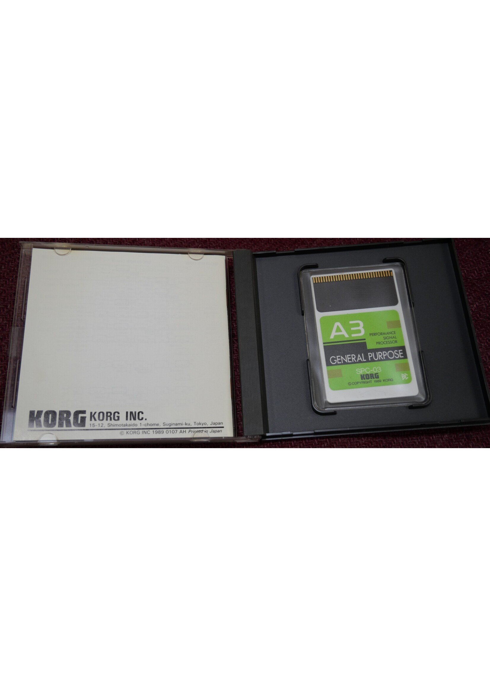 Korg Korg A2 / A3 SPC-03 General Purpose Card - Rare