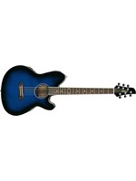 Ibanez Ibanez TCY10ETBS Acoustic-Electric Guitar, Transparent Blue Sunburst