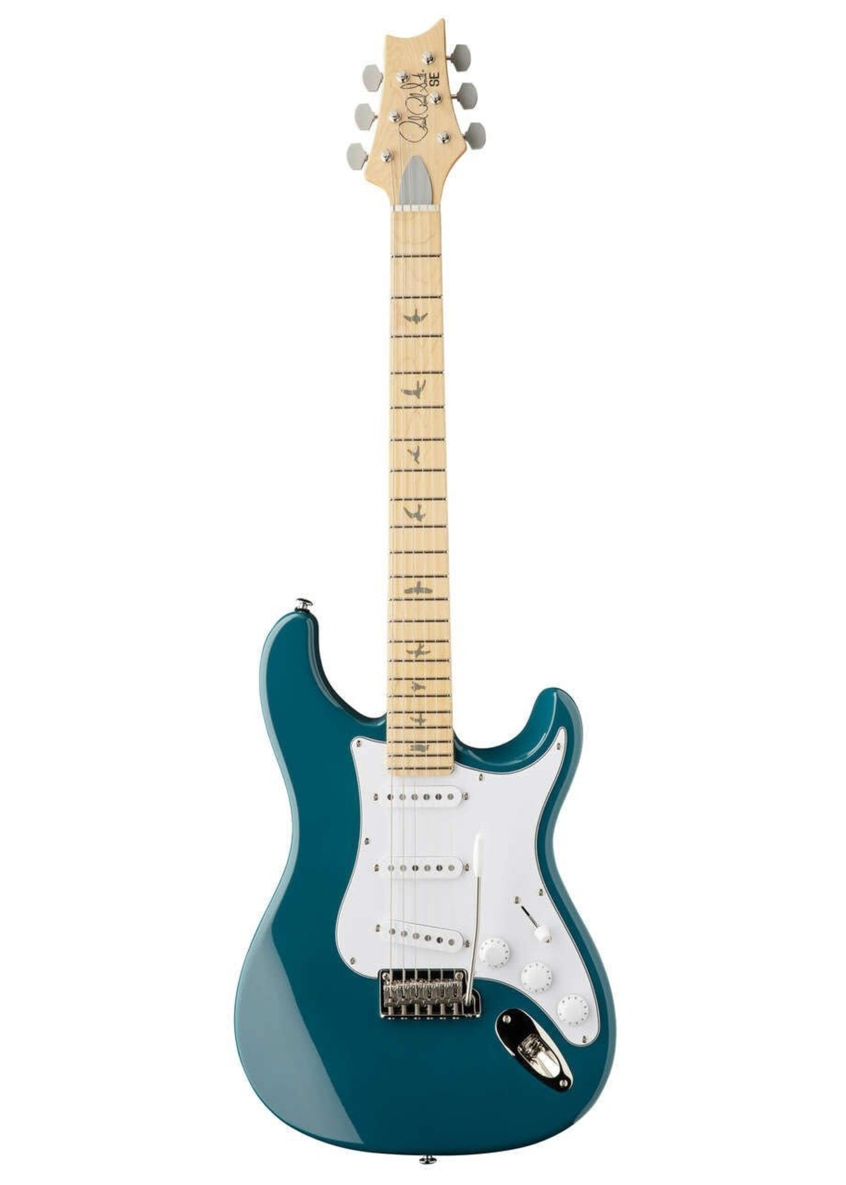 PRS PRS SE J2M6J John Mayer Signature Silver Sky Electric Guitar, Nylon Blue with Maple Neck