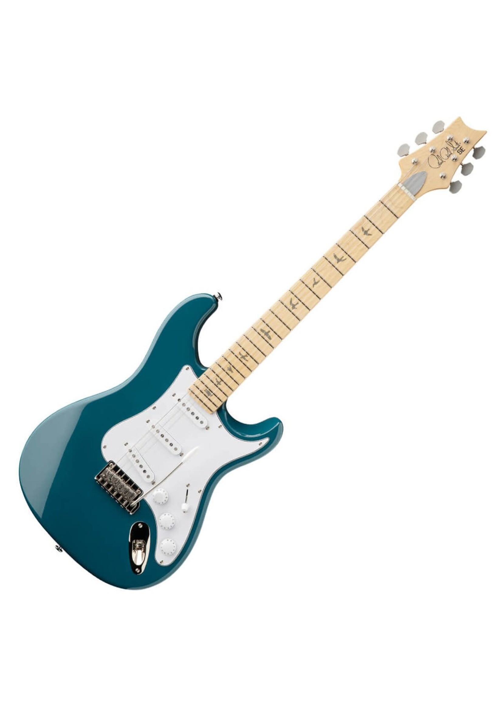 PRS PRS SE J2M6J John Mayer Signature Silver Sky Electric Guitar, Nylon Blue with Maple Neck