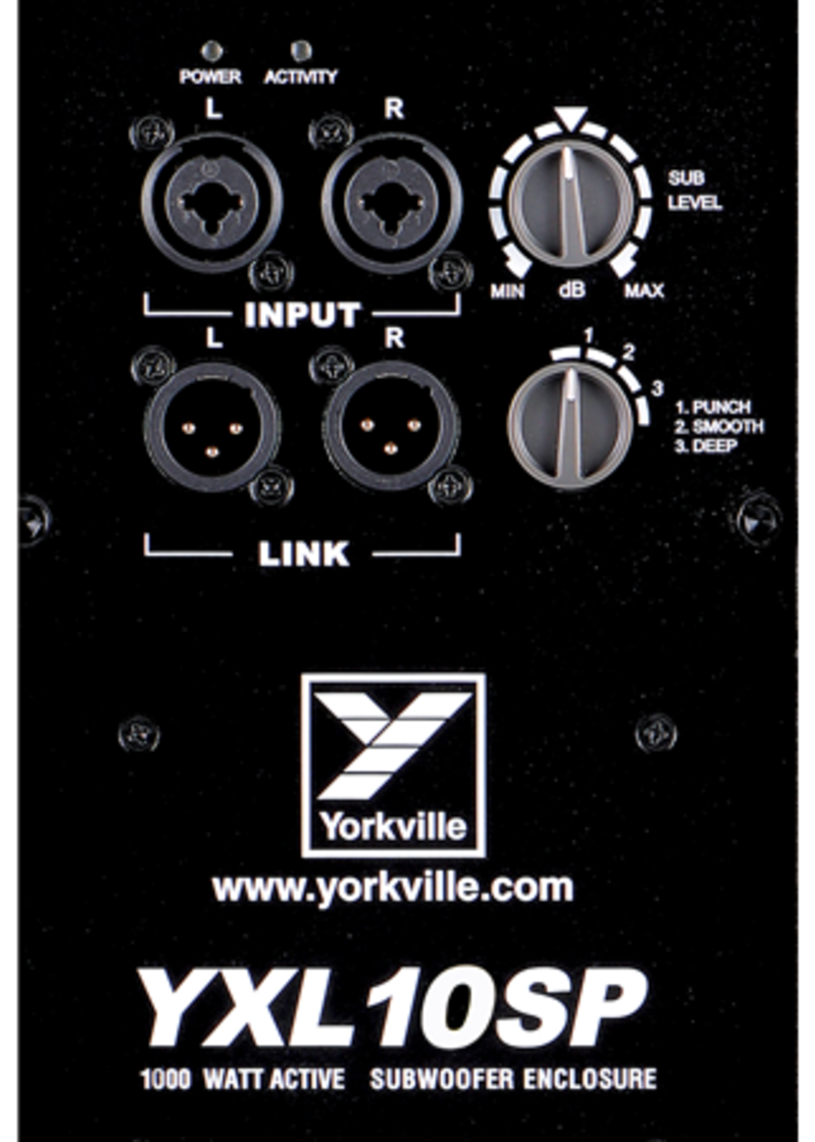 Yorkville Yorkville Sound YXL10SP  10" Active Subwoofer, 1000W Peak