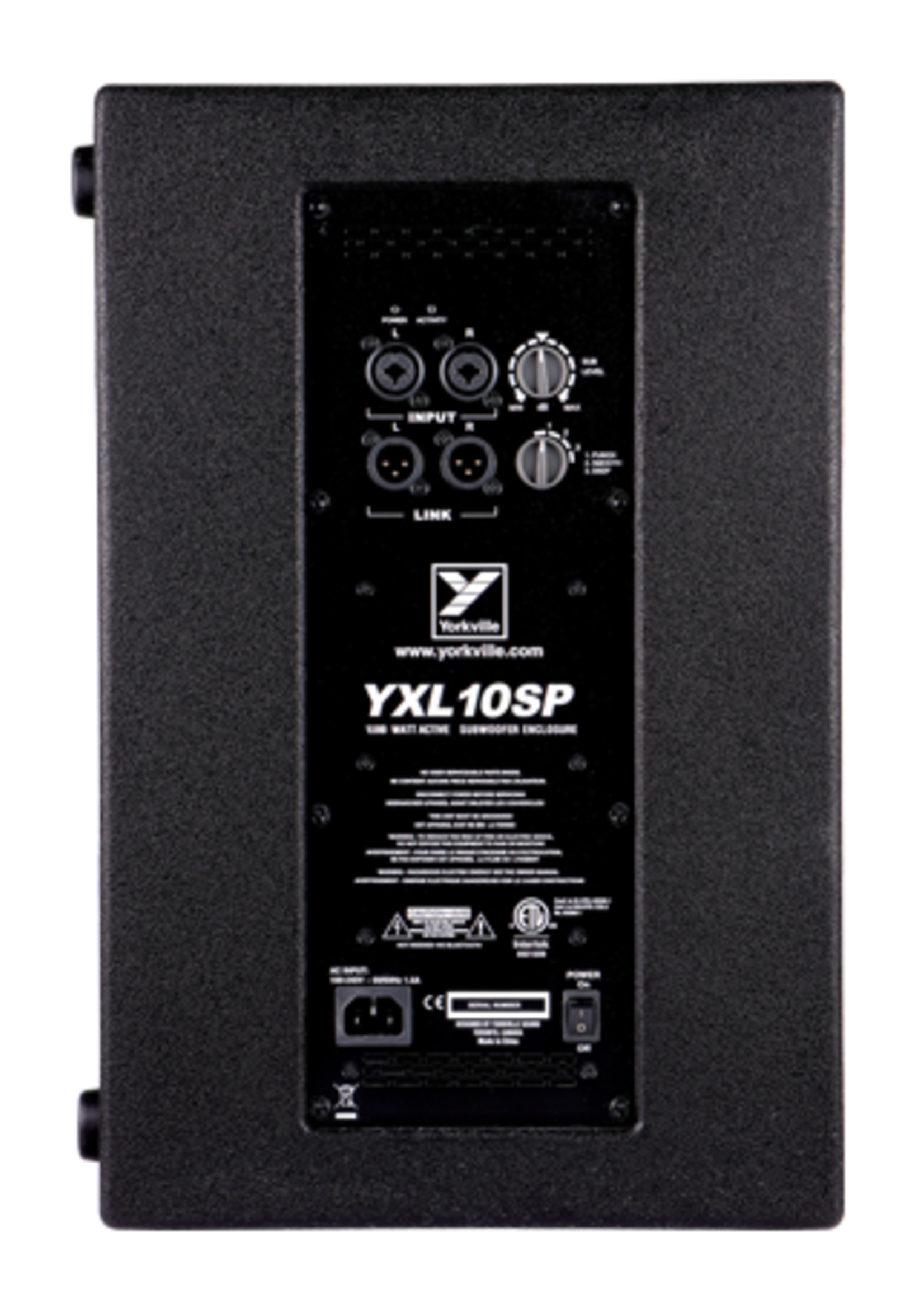 Yorkville Yorkville Sound YXL10SP  10" Active Subwoofer, 1000W Peak