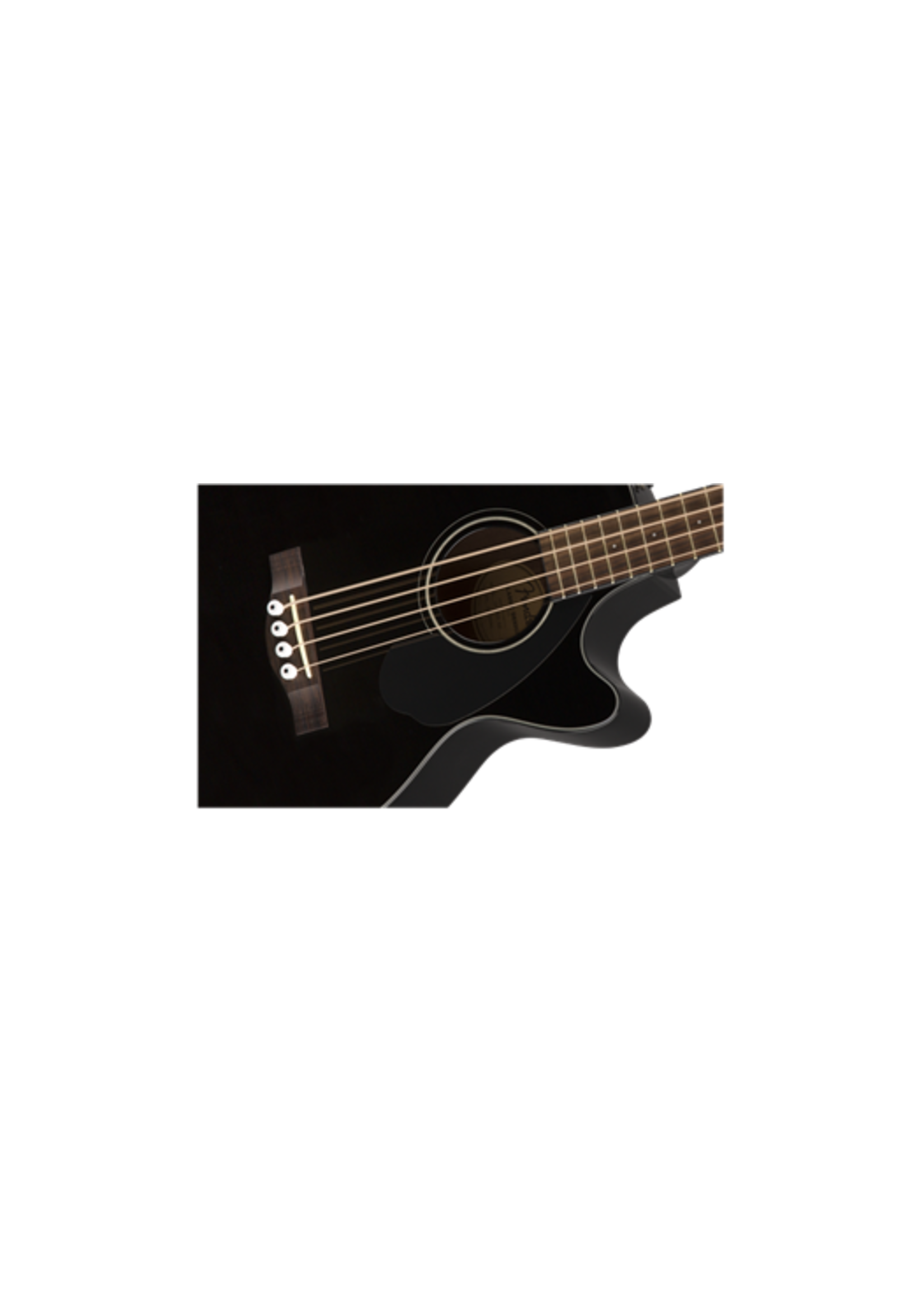 Fender Fender 0970183006 CB-60SCE Acoustic Bass, Laurel Fingerboard, Black