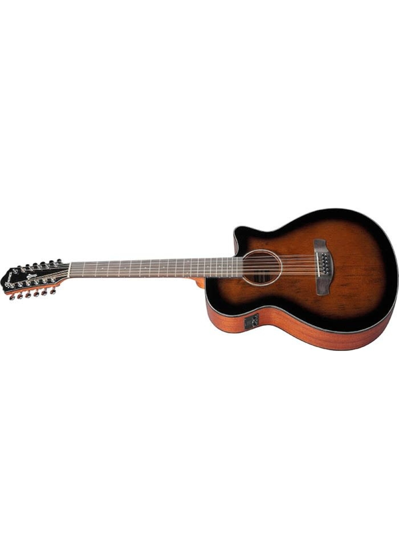 Ibanez Ibanez AEG5012DVH 12 String Acoustic Electric Guitar, Dark Violin Sunburst