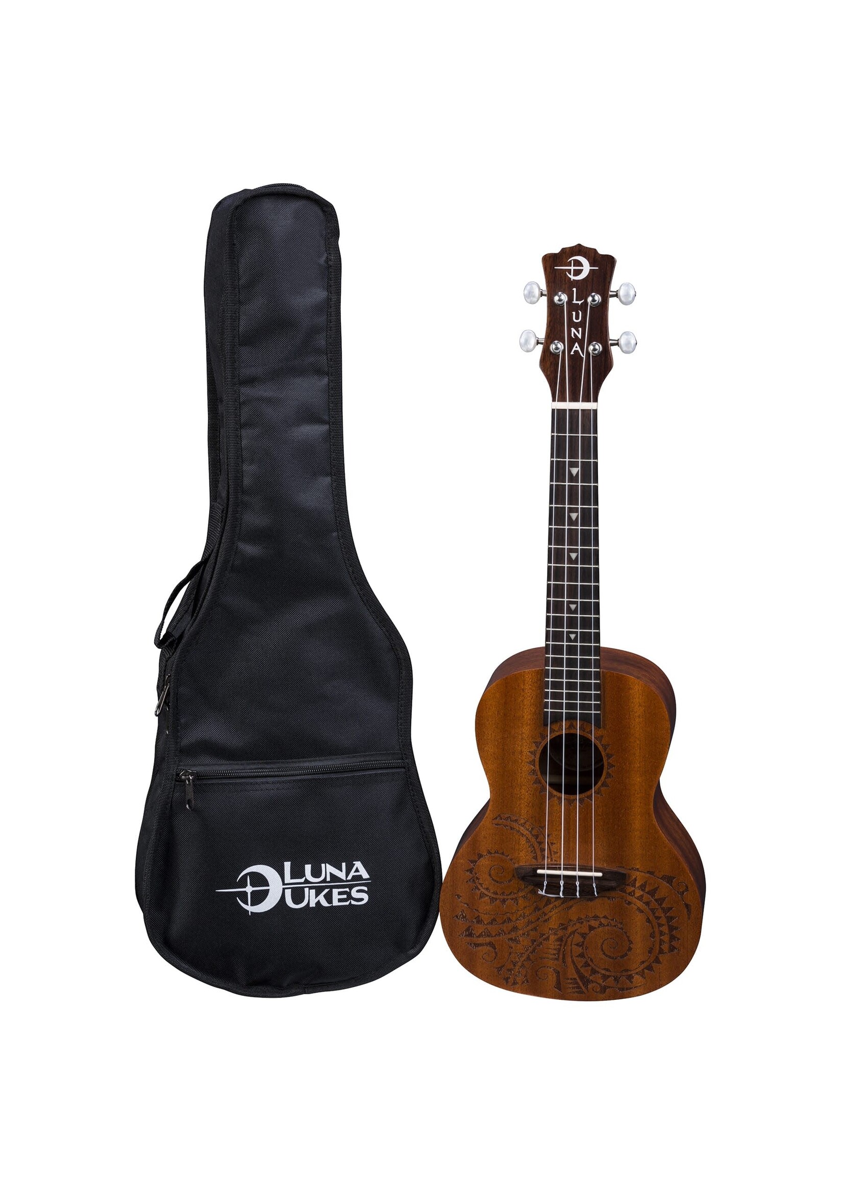 Luna Luna UKE TC MAH Uke Tattoo Mahogany Concert w/Gigbag