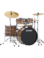 Tama Tama IE62CCTW Imperialstar 6-pc Complete Drum Set and Meinl Cymbals - Coffee Teak Wrap