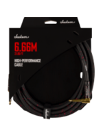 Jackson Jackson 2992185002 21.85 ft High Performance Instrument Cable Black/Red Splatter