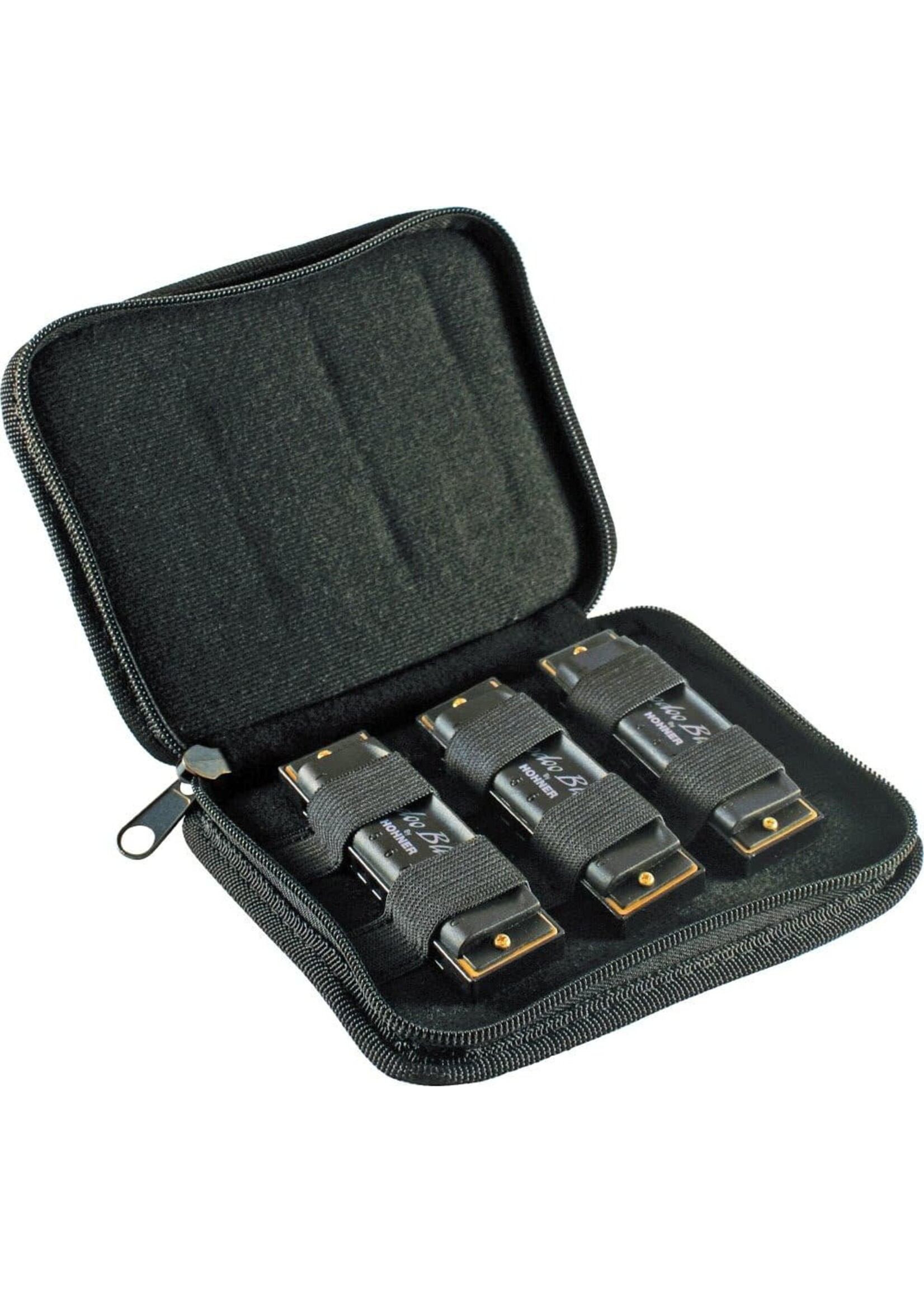 Hohner Hohner HBP Hoodoo Blues Harmonica 3-Pack w/ Case C,D,G