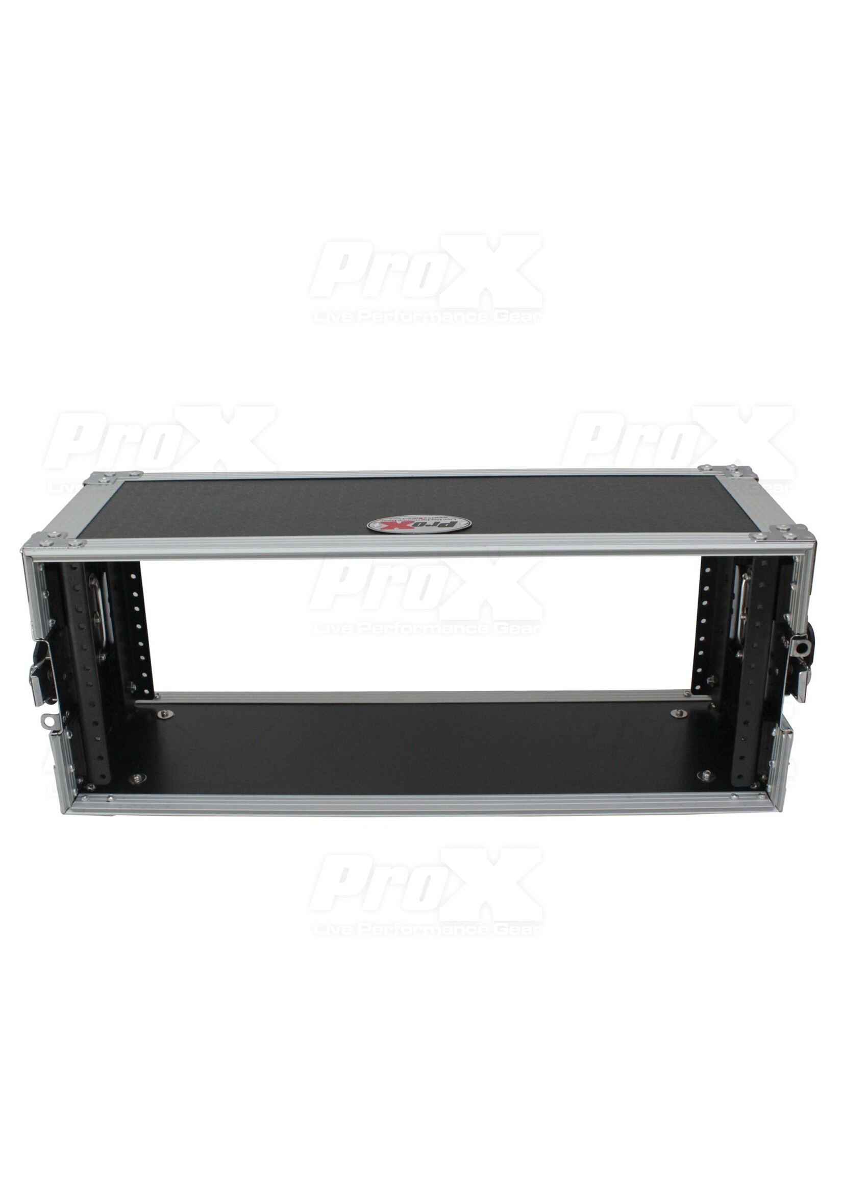 ProX ProX X-4U7D Deluxe Effects Rack with Handles, 7" Deep (4 RU)