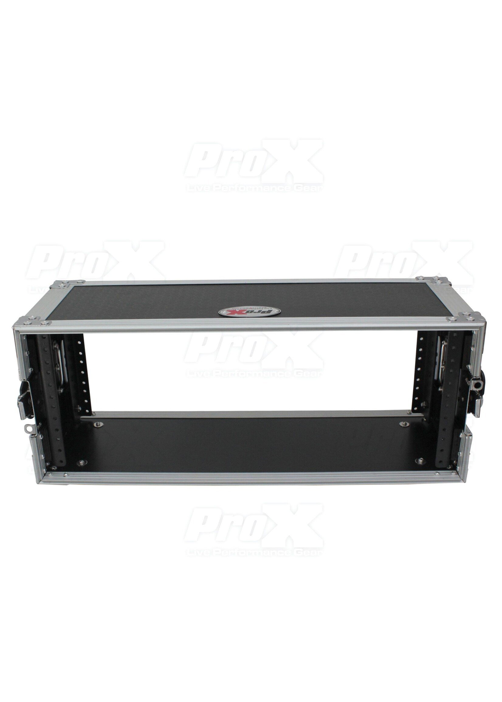 ProX ProX X-4U7D MKII Deluxe Effects Rack with Handles, 7" Deep (4 RU)