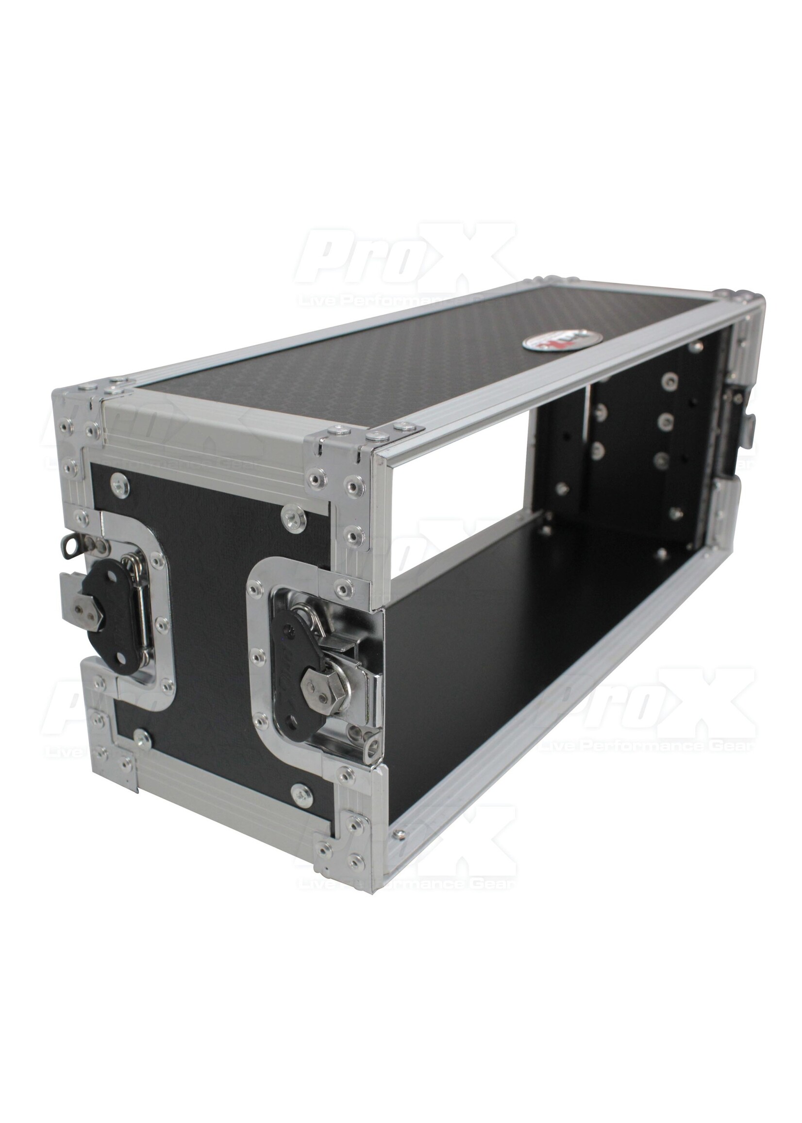 ProX ProX X-4U7D MKII Deluxe Effects Rack with Handles, 7" Deep (4 RU)