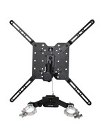 ProX ProX XT-MEDIA MOUNT Universal 32" to 80" TV Bracket Clamp with Vesa Mounting Bracket for F34 F32 12" Bolt Truss or Speaker Stands