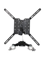 ProX ProX XT-MEDIAMOUNT Universal 32" to 80" TV Bracket Clamp with Vesa Mounting Bracket for F34 F32 12" Bolt Truss or Speaker Stands