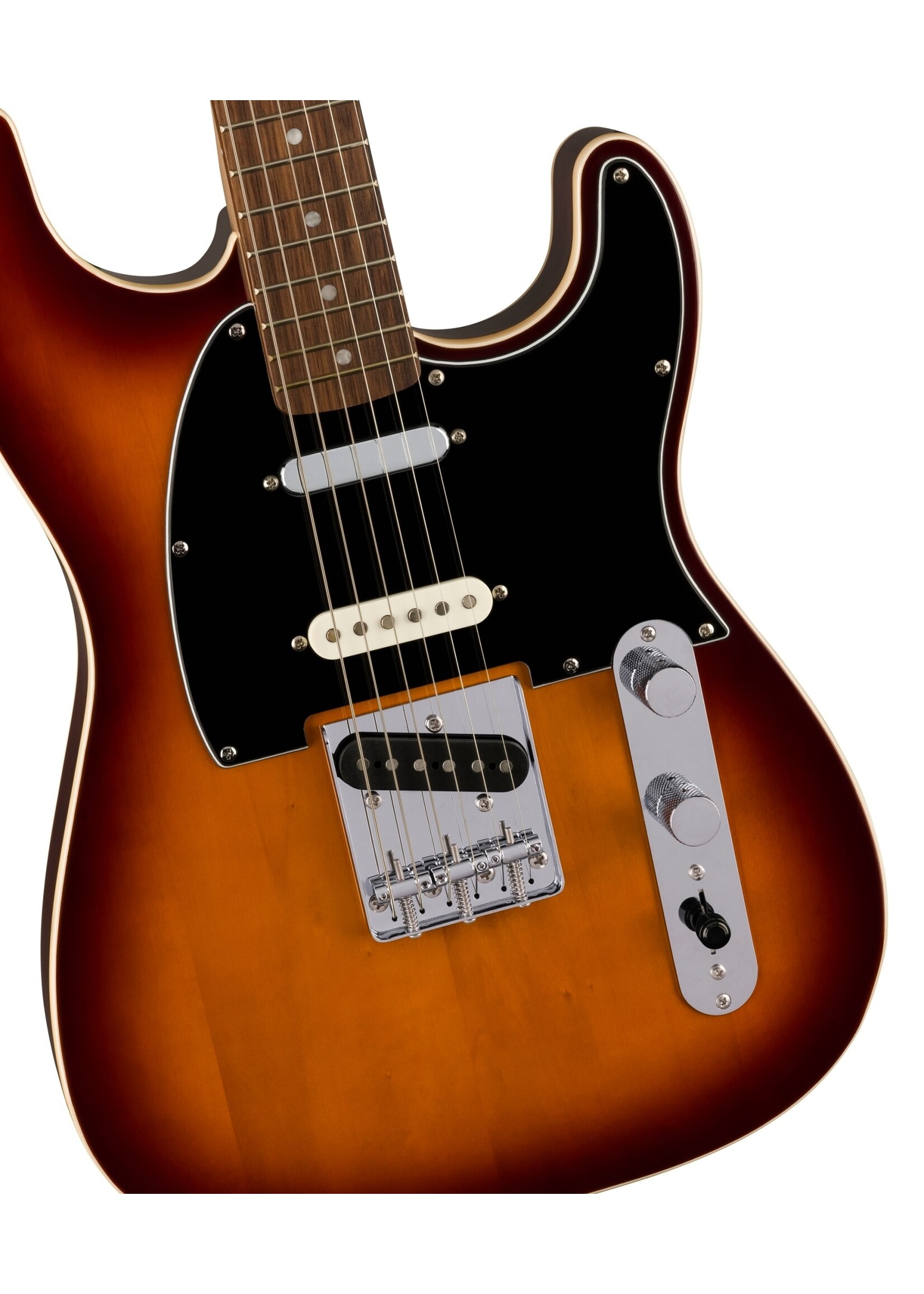 Squier Squier 0377042516  Paranormal Custom Nashville Stratocaster, Laurel Fingerboard, Black Pickguard, Chocolate 2-Color Sunburst