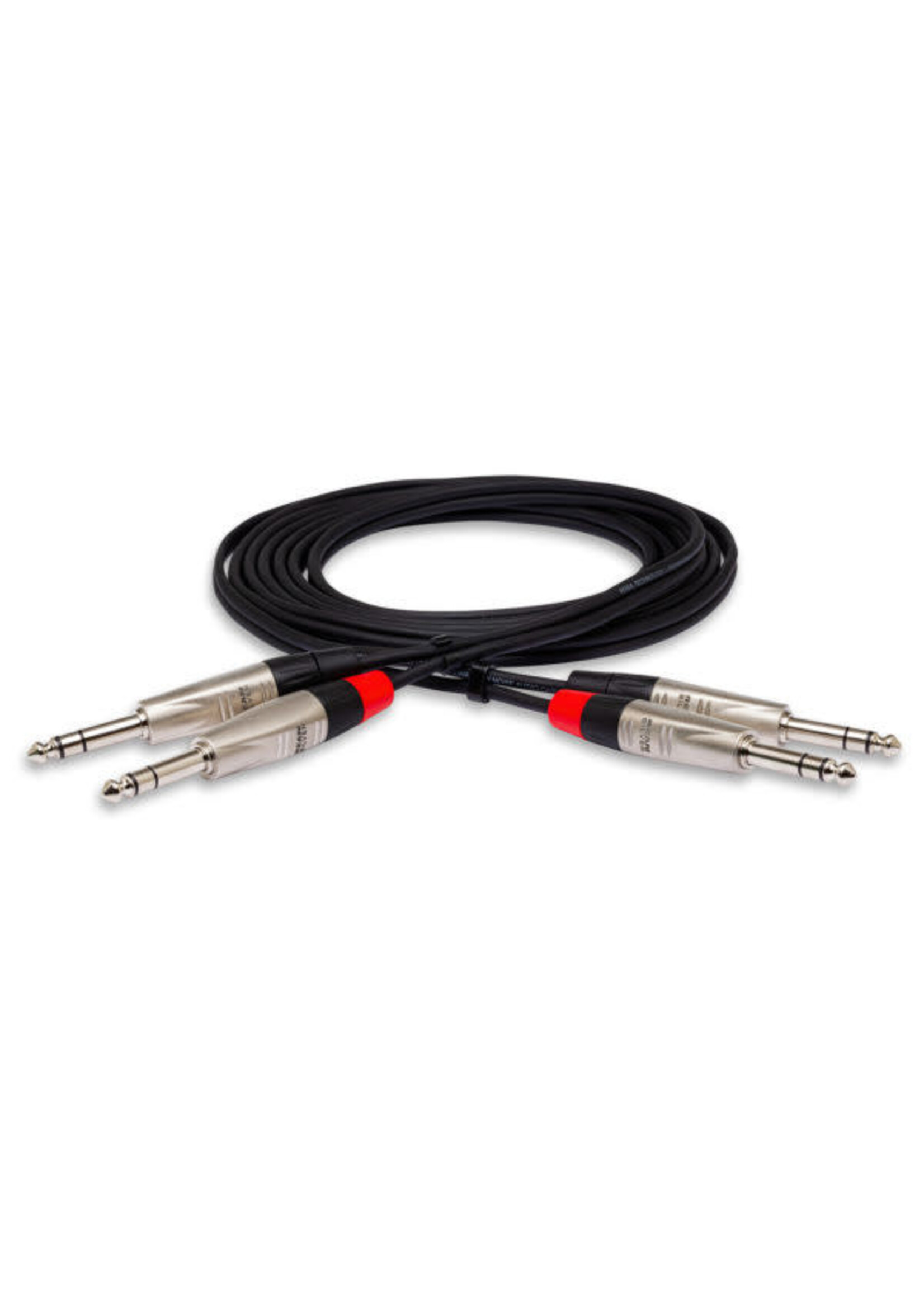 Hosa Hosa HSS-005X2 Pro Dual Cable 1/4"" TRS to Same - 5ft