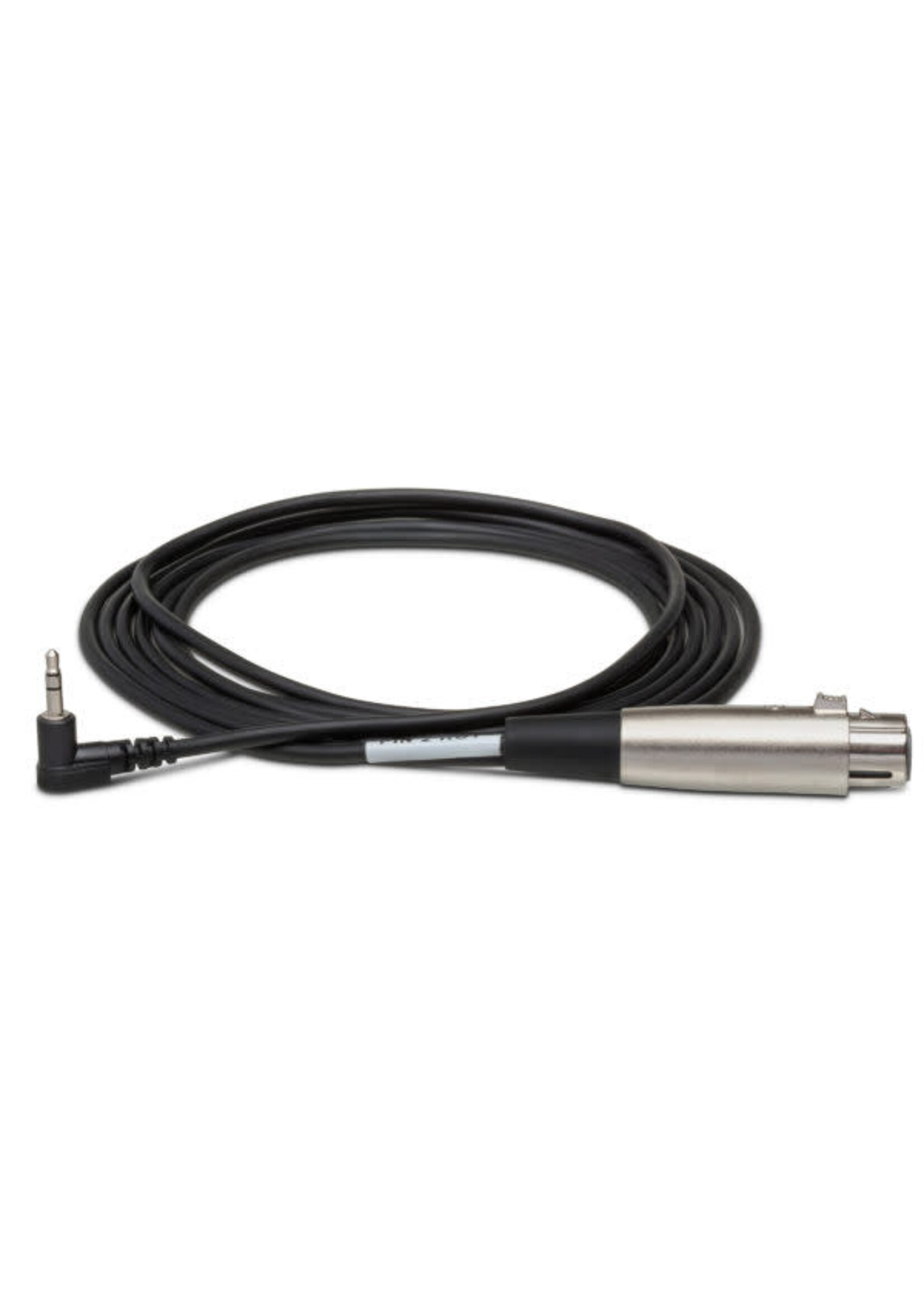 Hosa Hosa XVM-110F Camcorder Microphone Cable  XLR3F to Right angle 3.5 mm TRS  10 ft